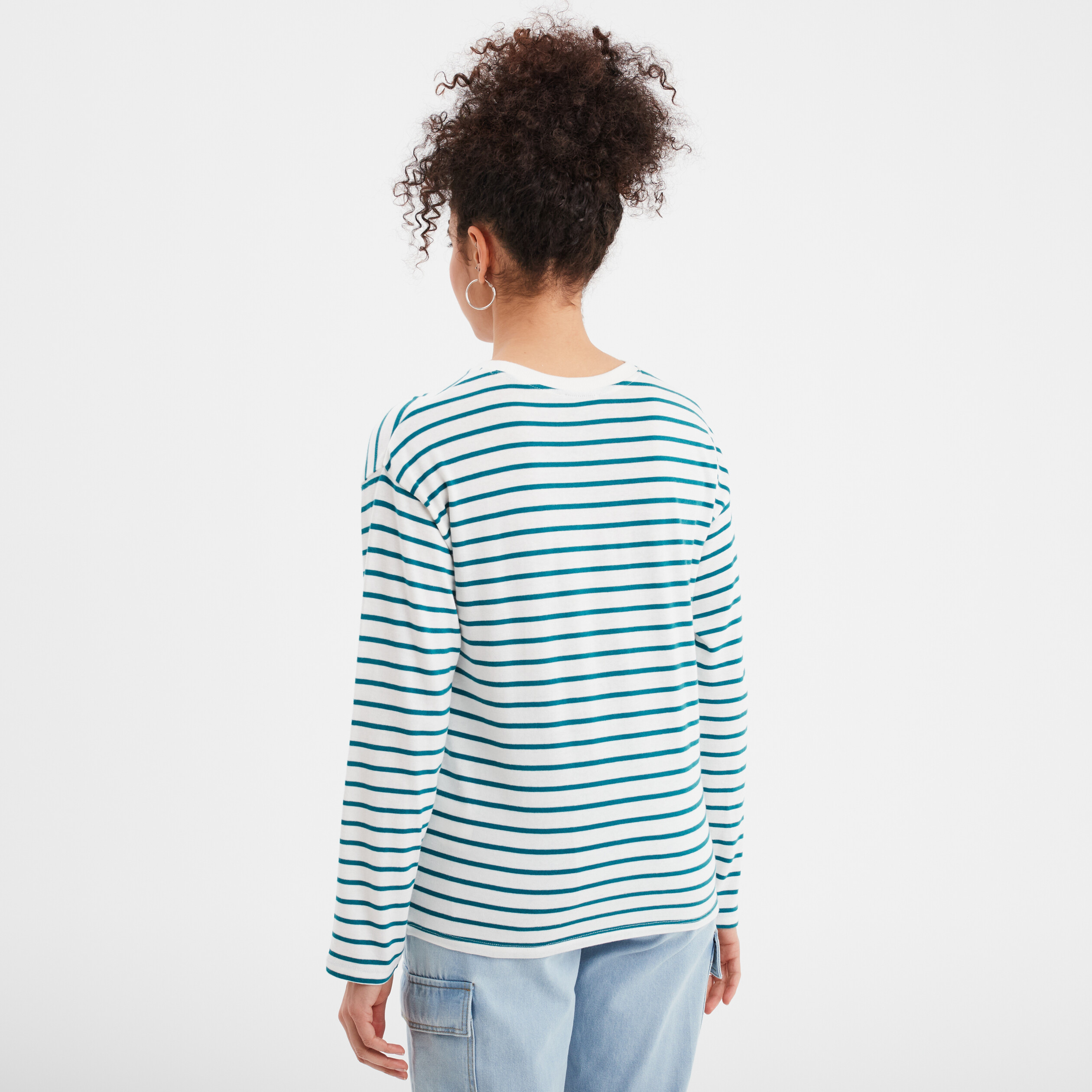 t shirt manches longues creeks blanc femme T-shirt manches longues Creeks blanc femme