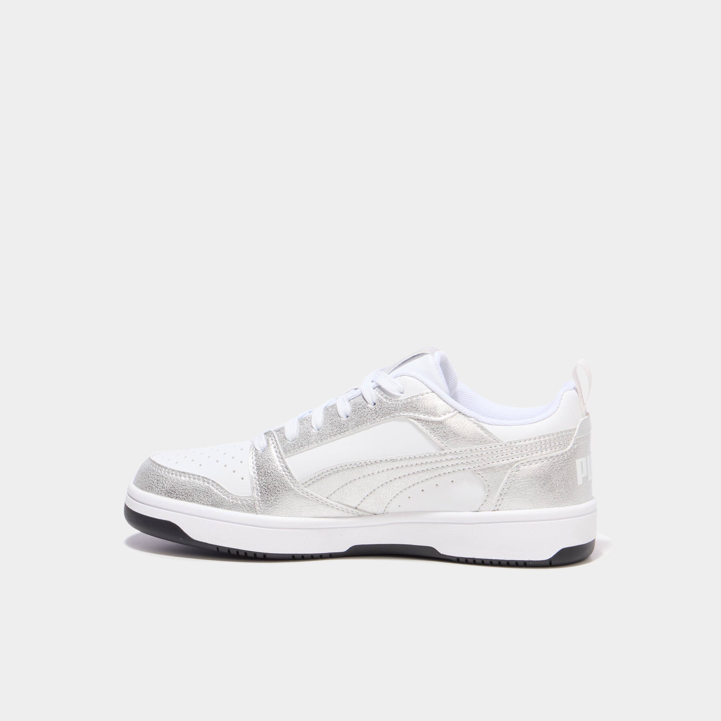 Tennis Rebound V6 Puma gris argent femme