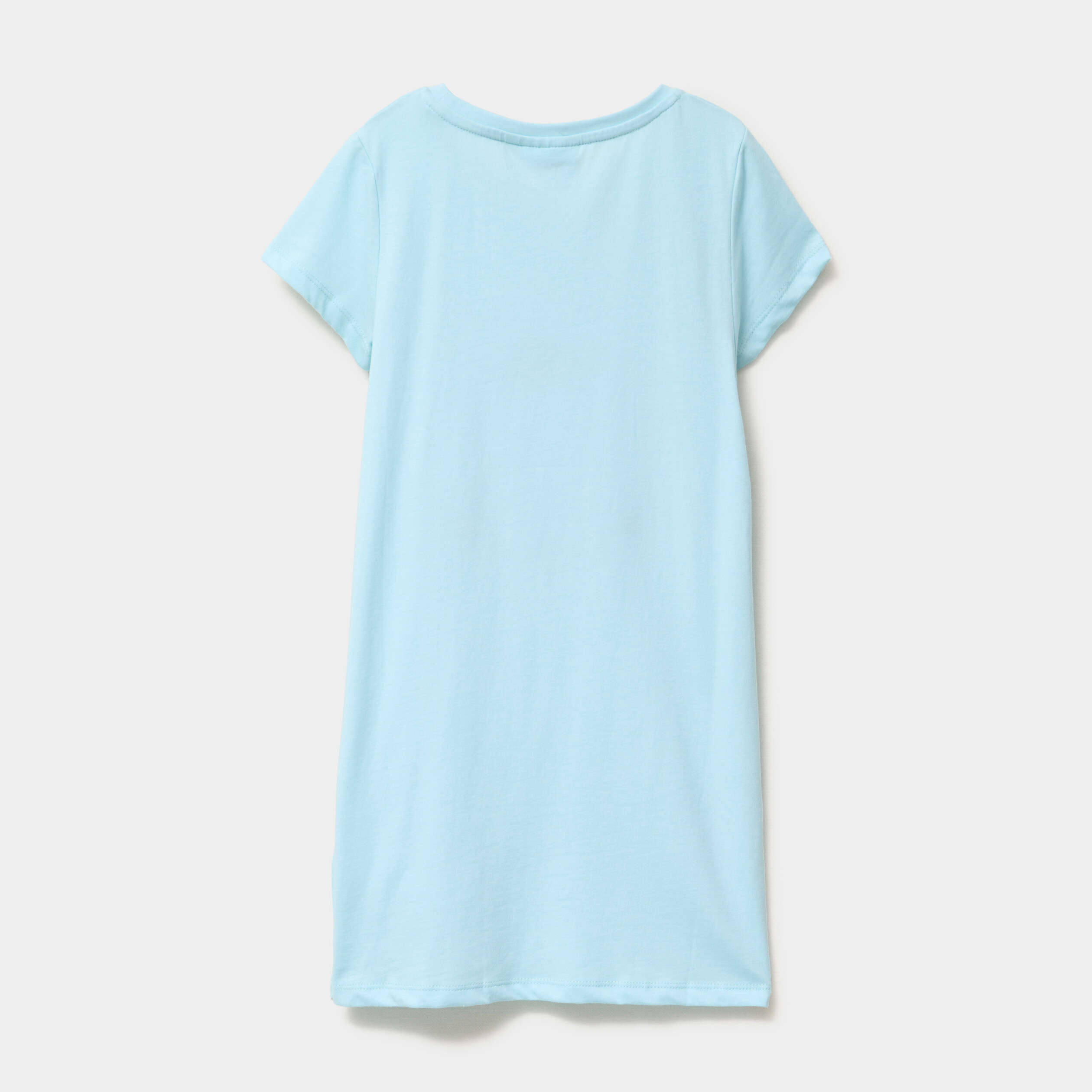Chemise de nuit courte coton Stitch vert fille