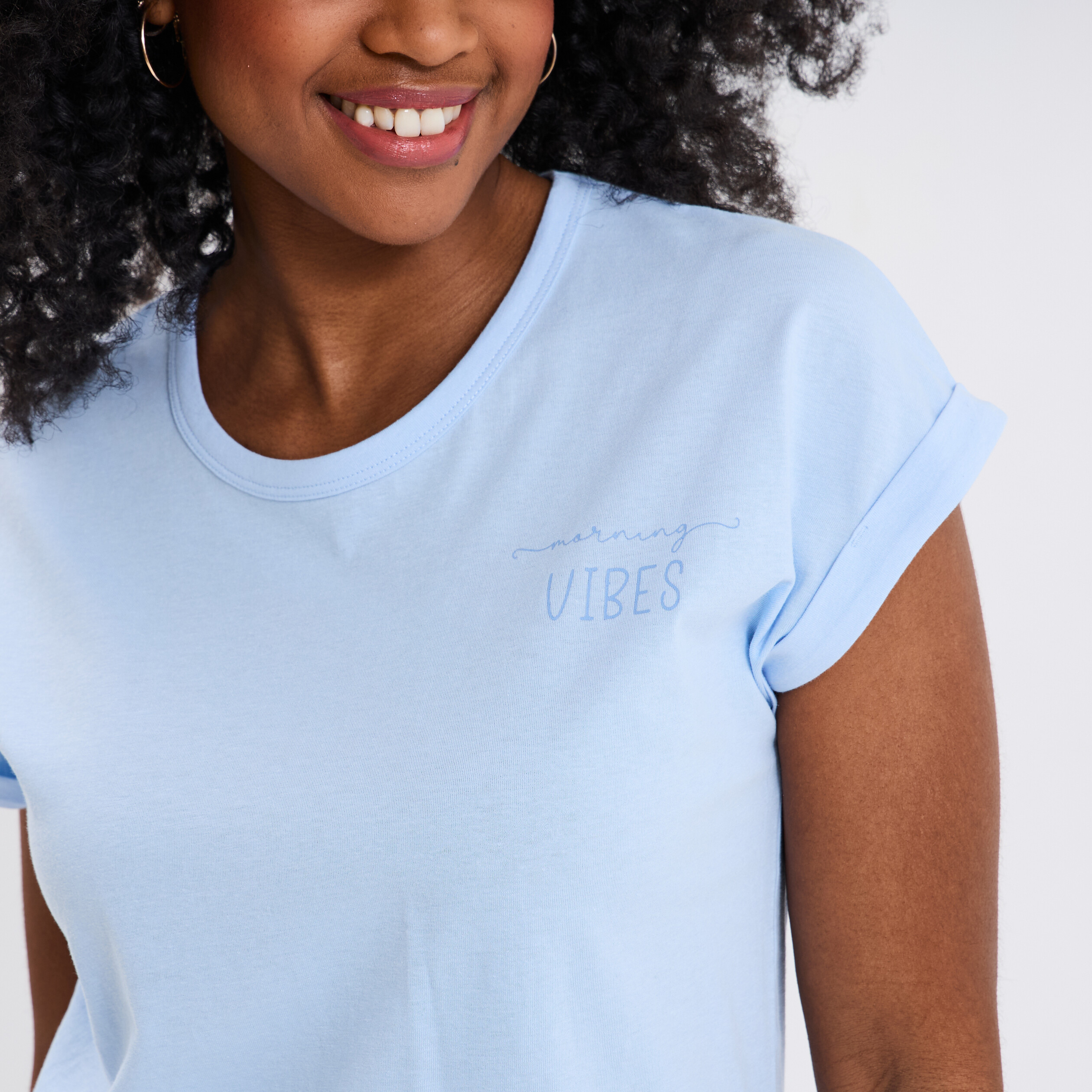 ensemble pyjama short et t shirt bleu femme Ensemble pyjama short et t-shirt bleu femme