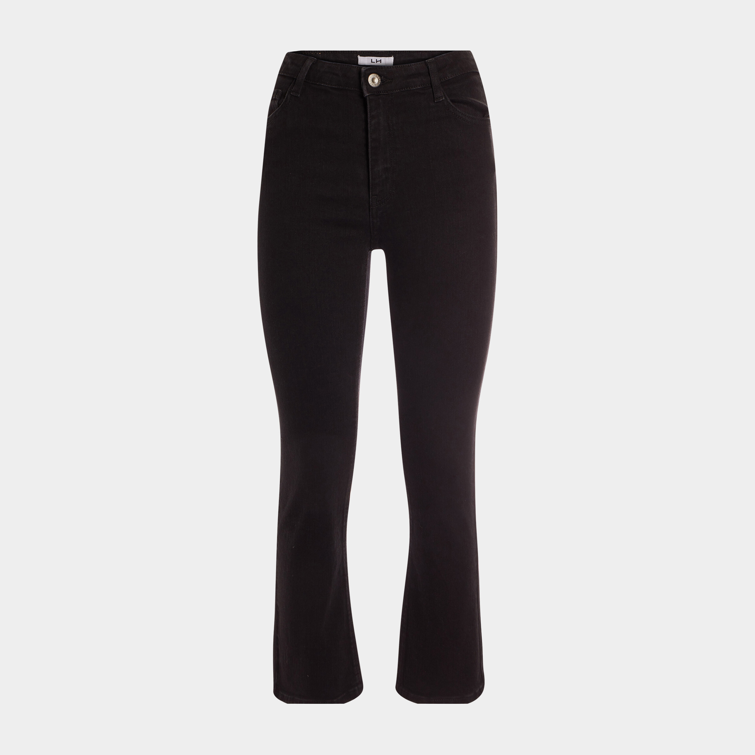 jeans flare 78eme denim noir femme Jeans flare 7/8ème denim noir femme