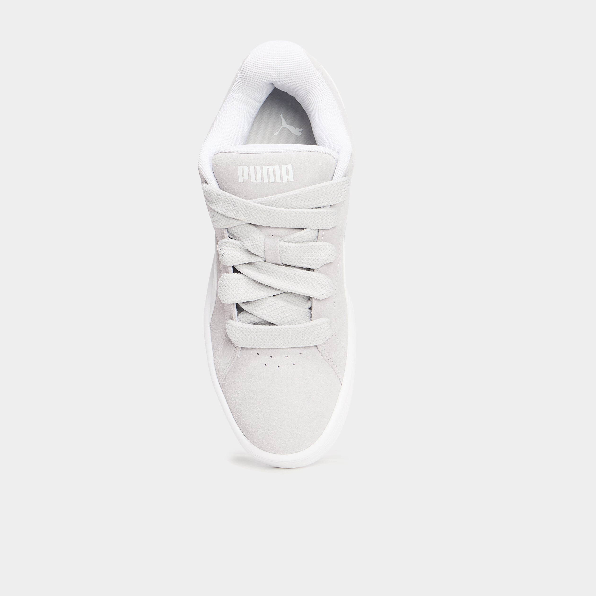 Tennis basses &agrave; lacets Puma gris homme