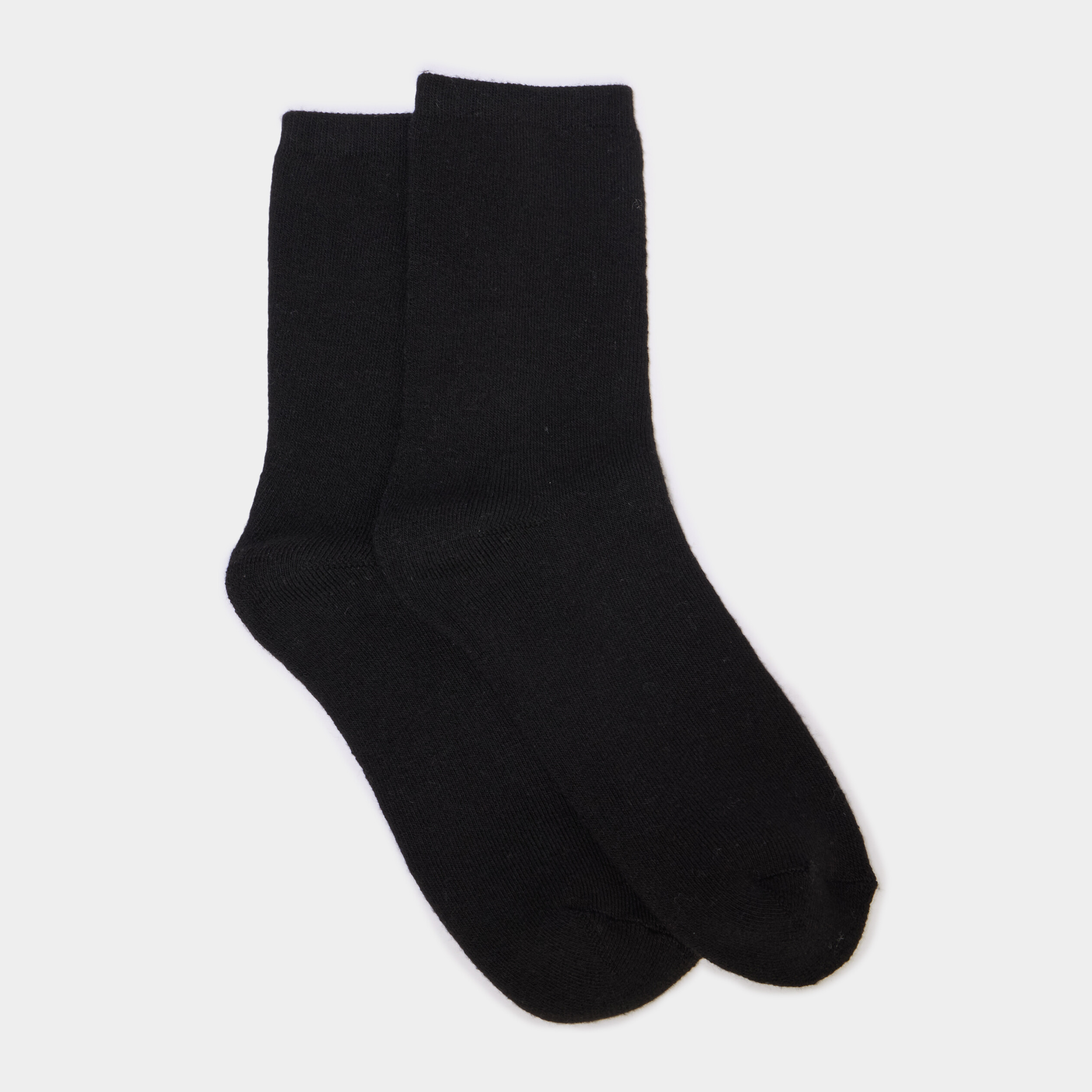Lot 2 paires chaussettes thermiques noir femme