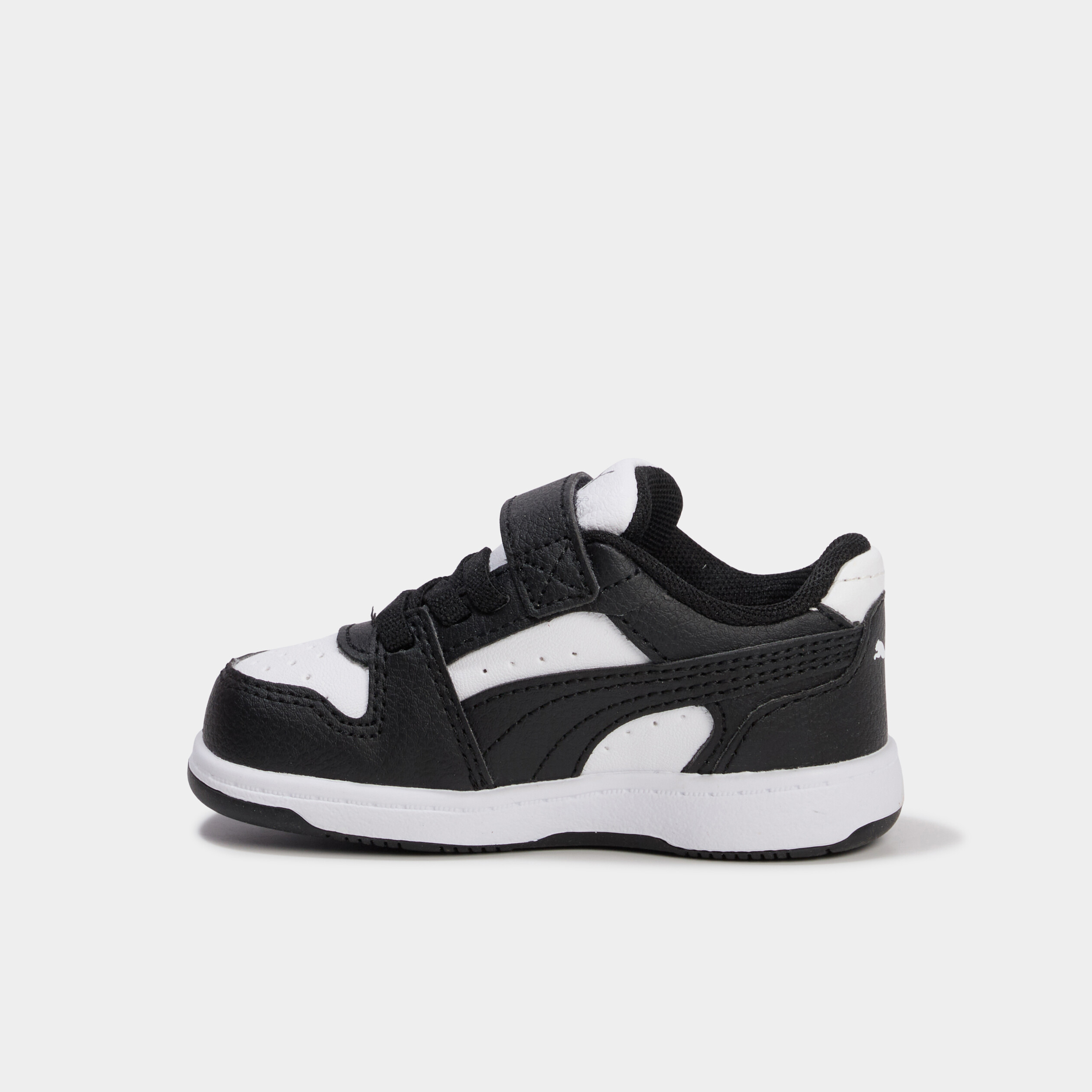 Baskets &agrave; scratchs Puma Rebound Slam noir b&eacute;b&eacute; gar&ccedil;on