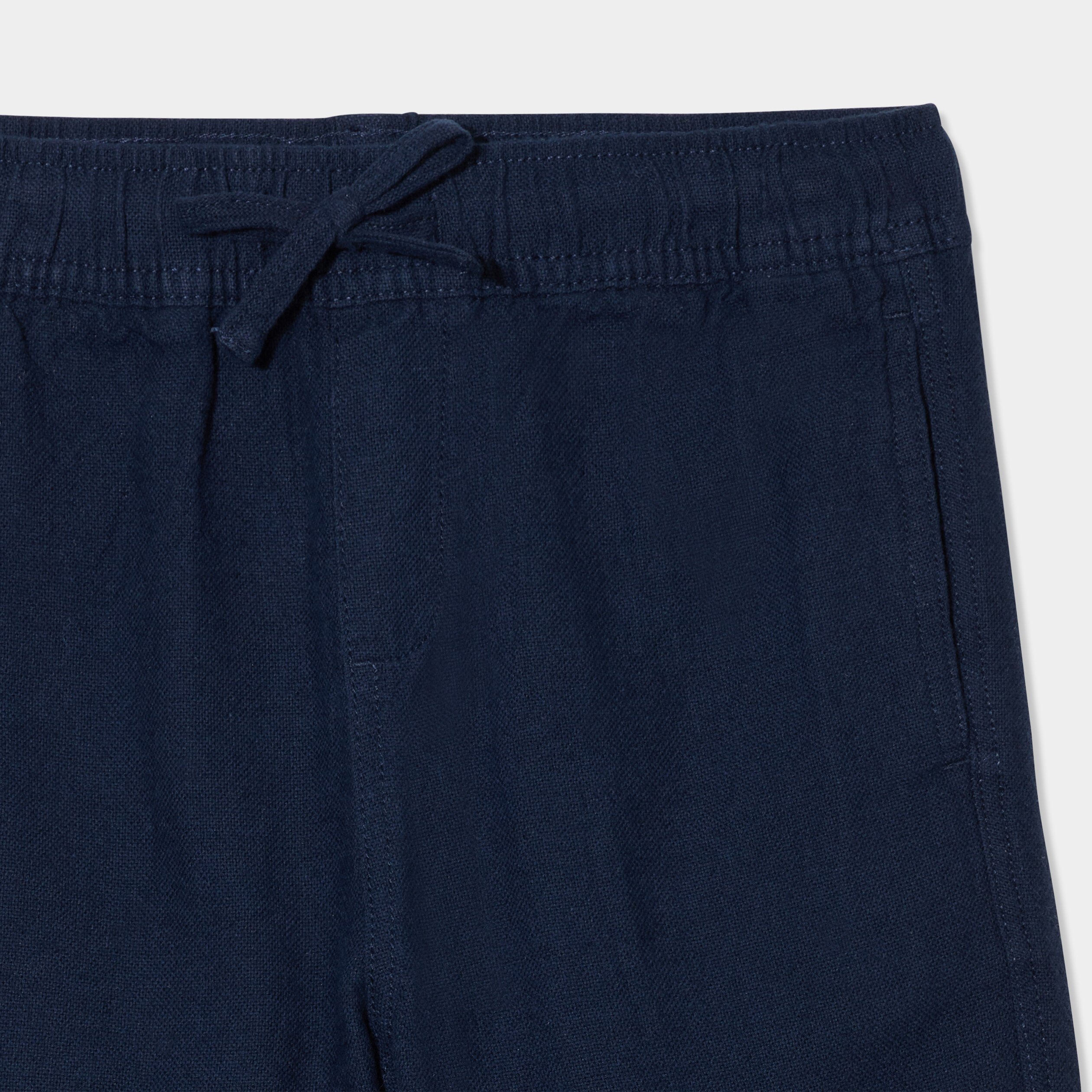 Pantalon chino coton majoritaire bleu foncé garçon