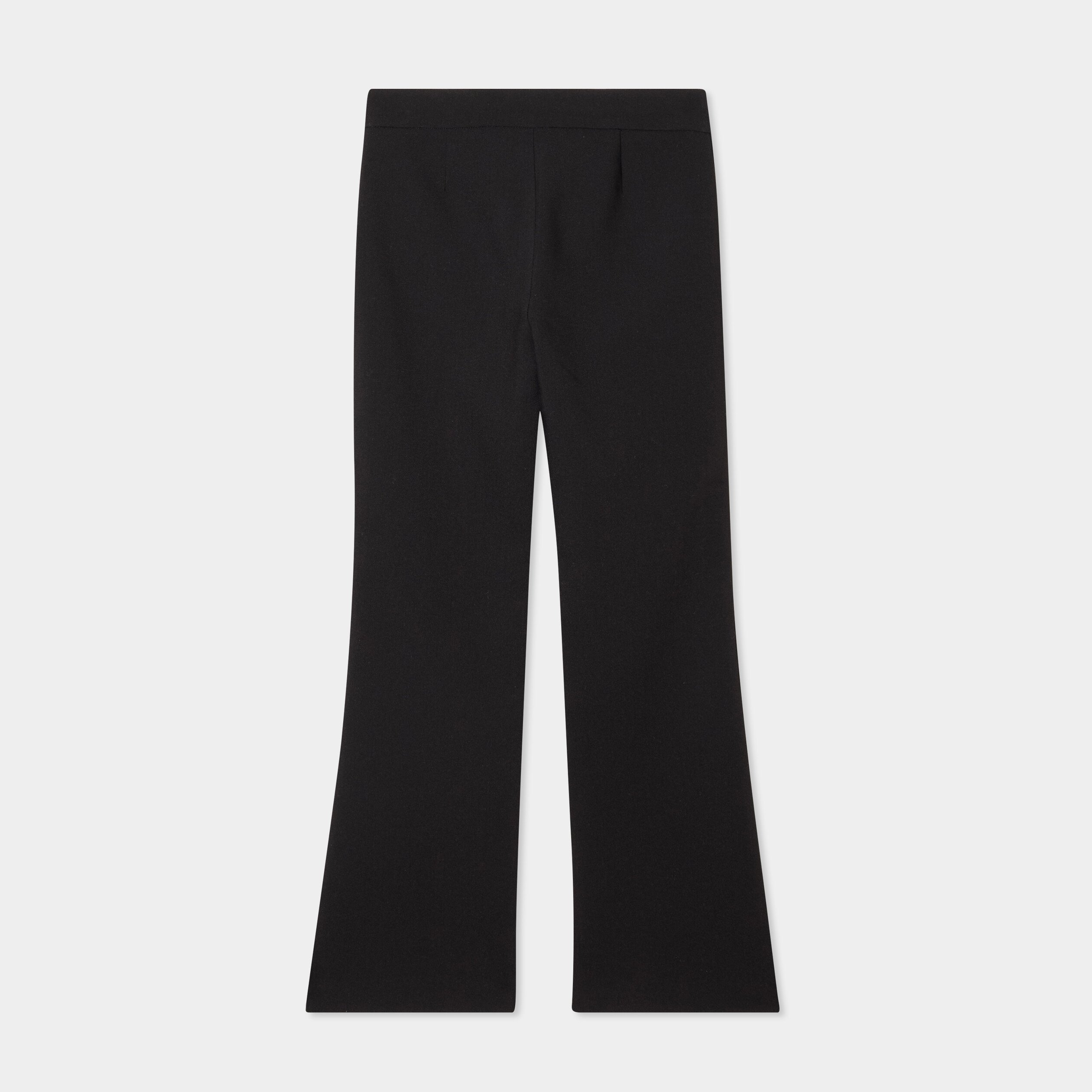 pantalon flare noir fille Pantalon flare noir fille