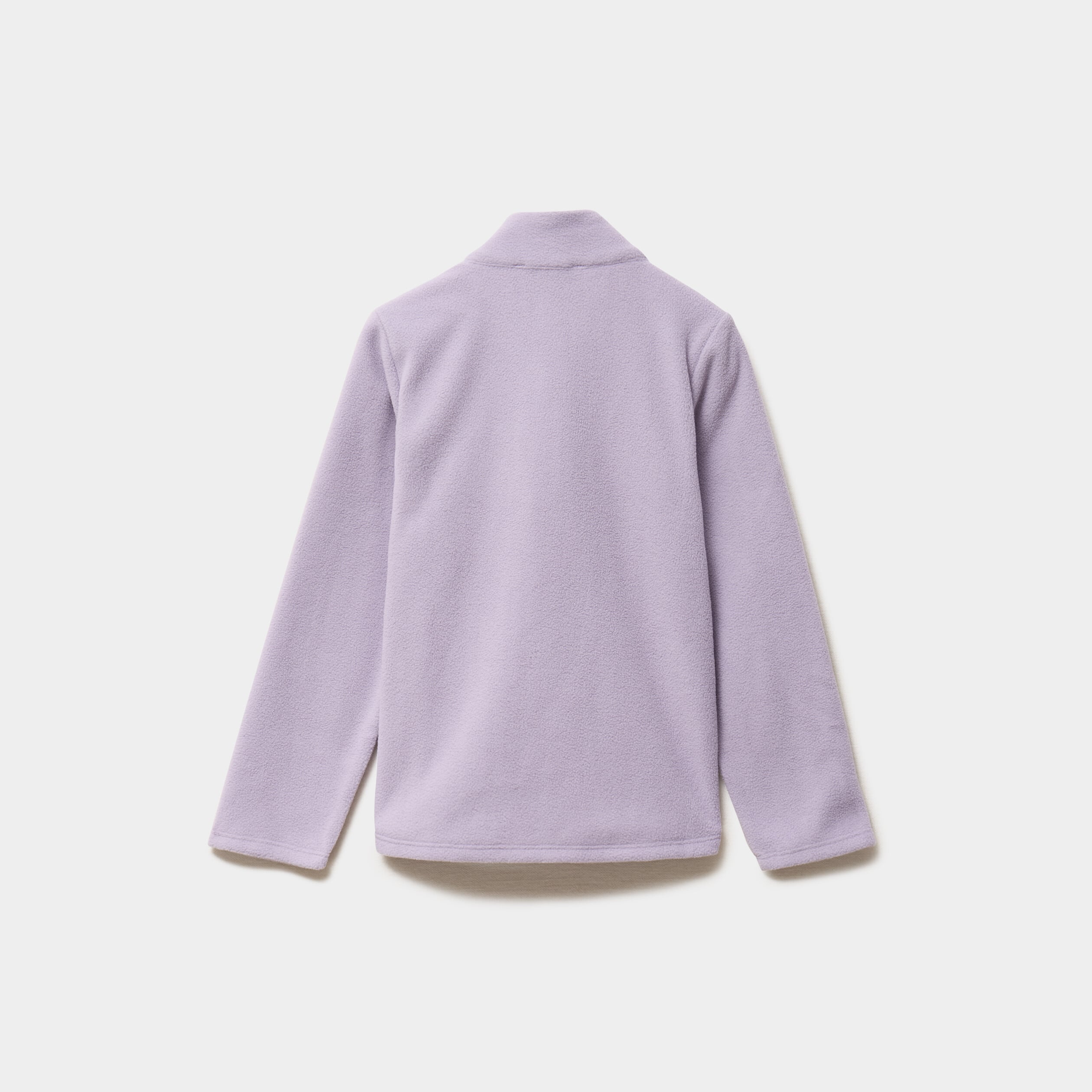 Sweat polaire col camionneur mauve fille
