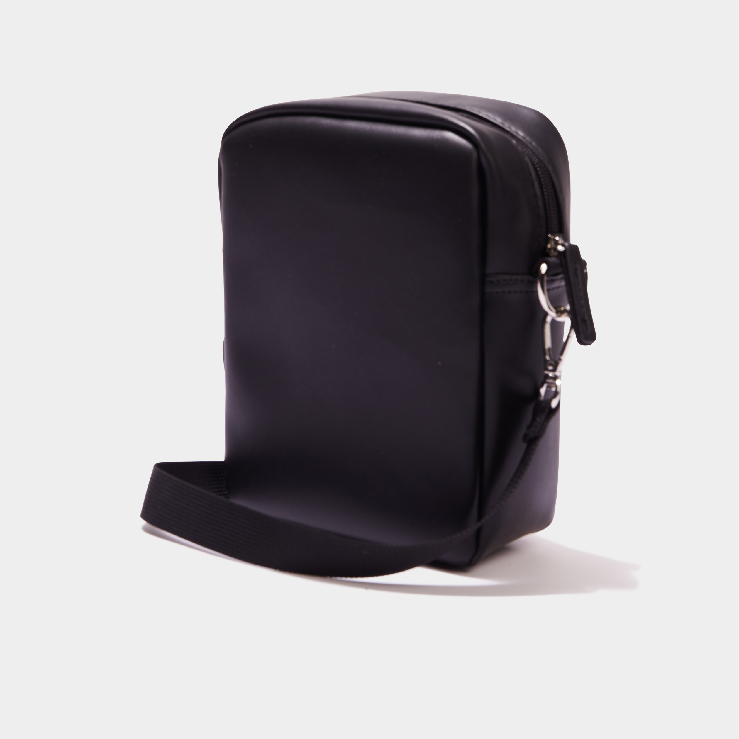 sac pochette bi matiere gris fonce homme Sac pochette bi-matière gris foncé homme