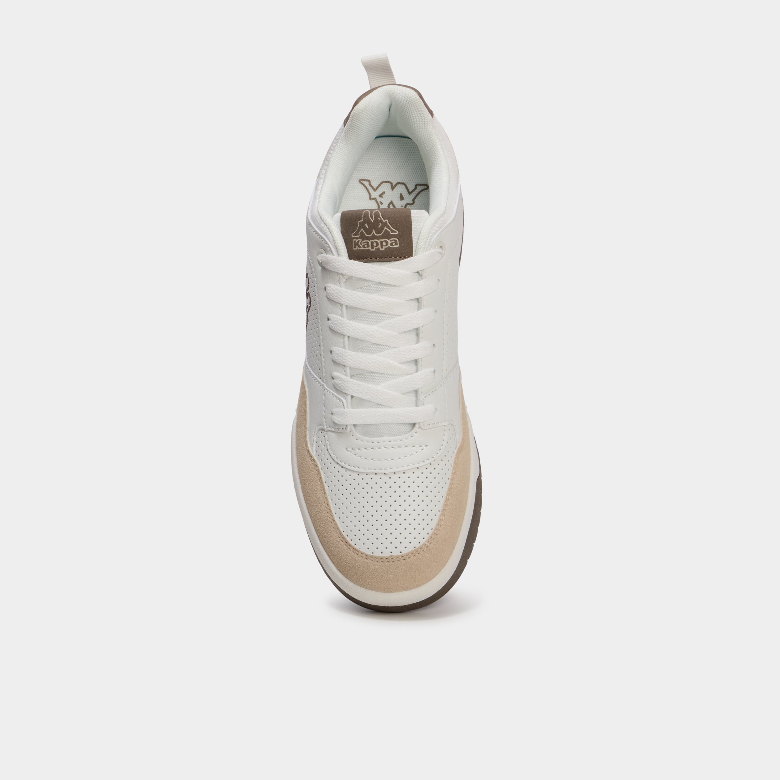 Tennis basses &agrave; lacets Kappa sable homme