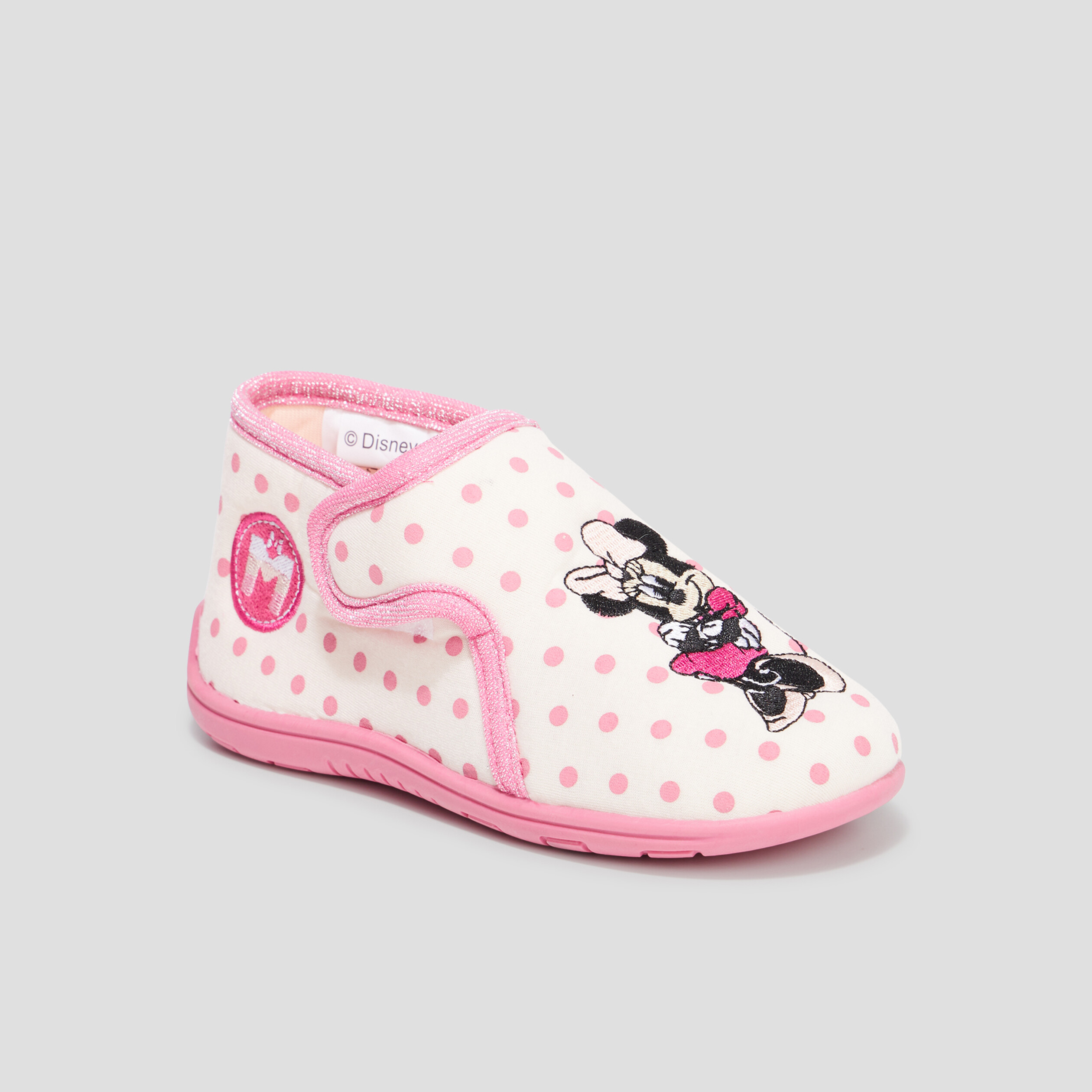 chaussons bottilons minnie rose fille Chaussons bottilons Minnie rose fille