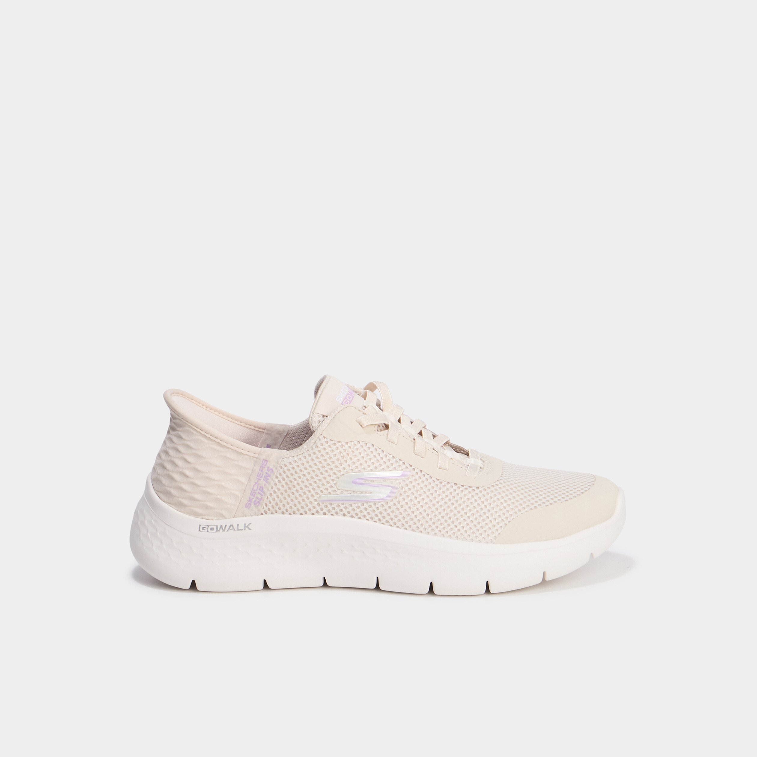 baskets running lacets elastiques sable femme Baskets running lacets élastiqués sable femme