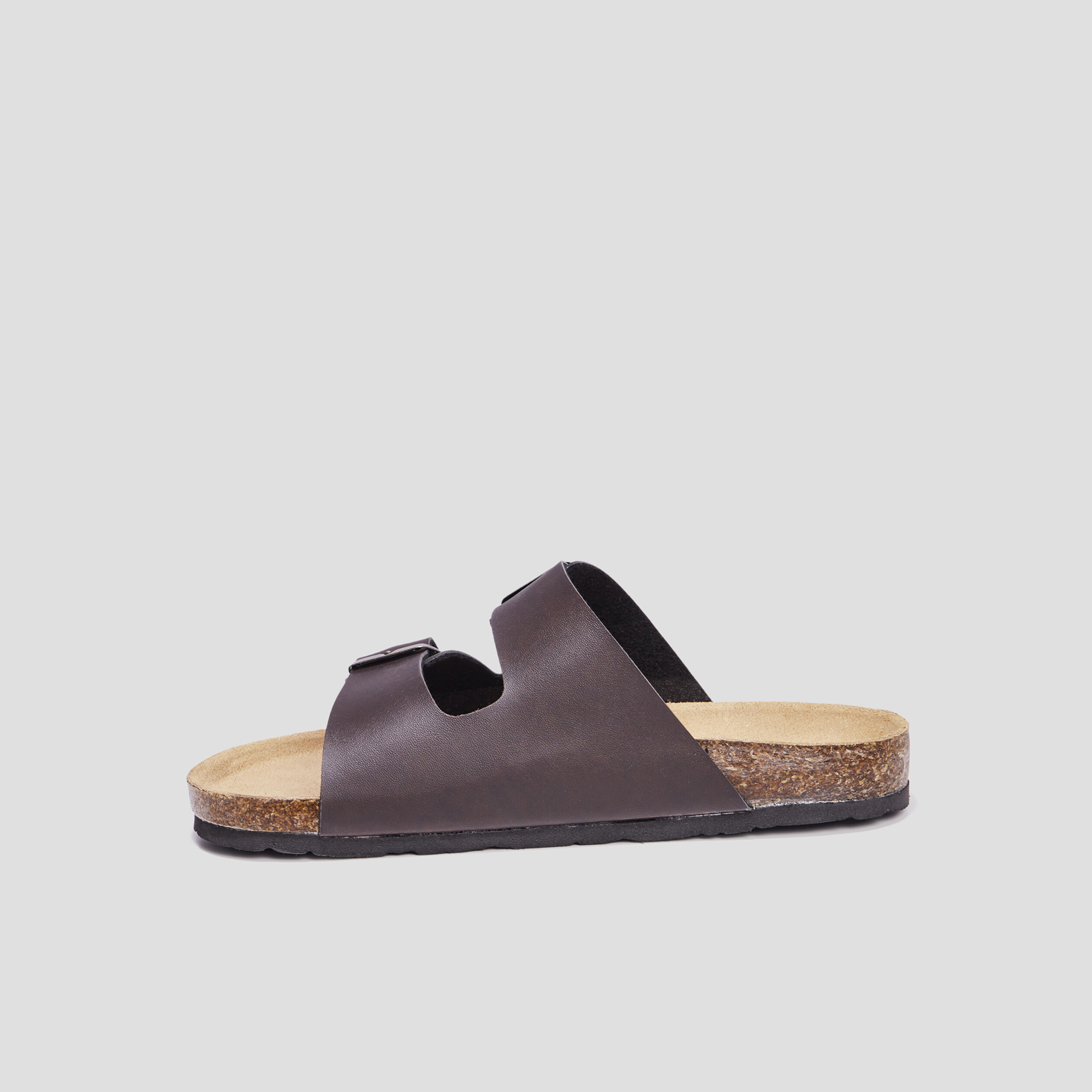 mules avec boucles marron homme Mules avec boucles marron homme