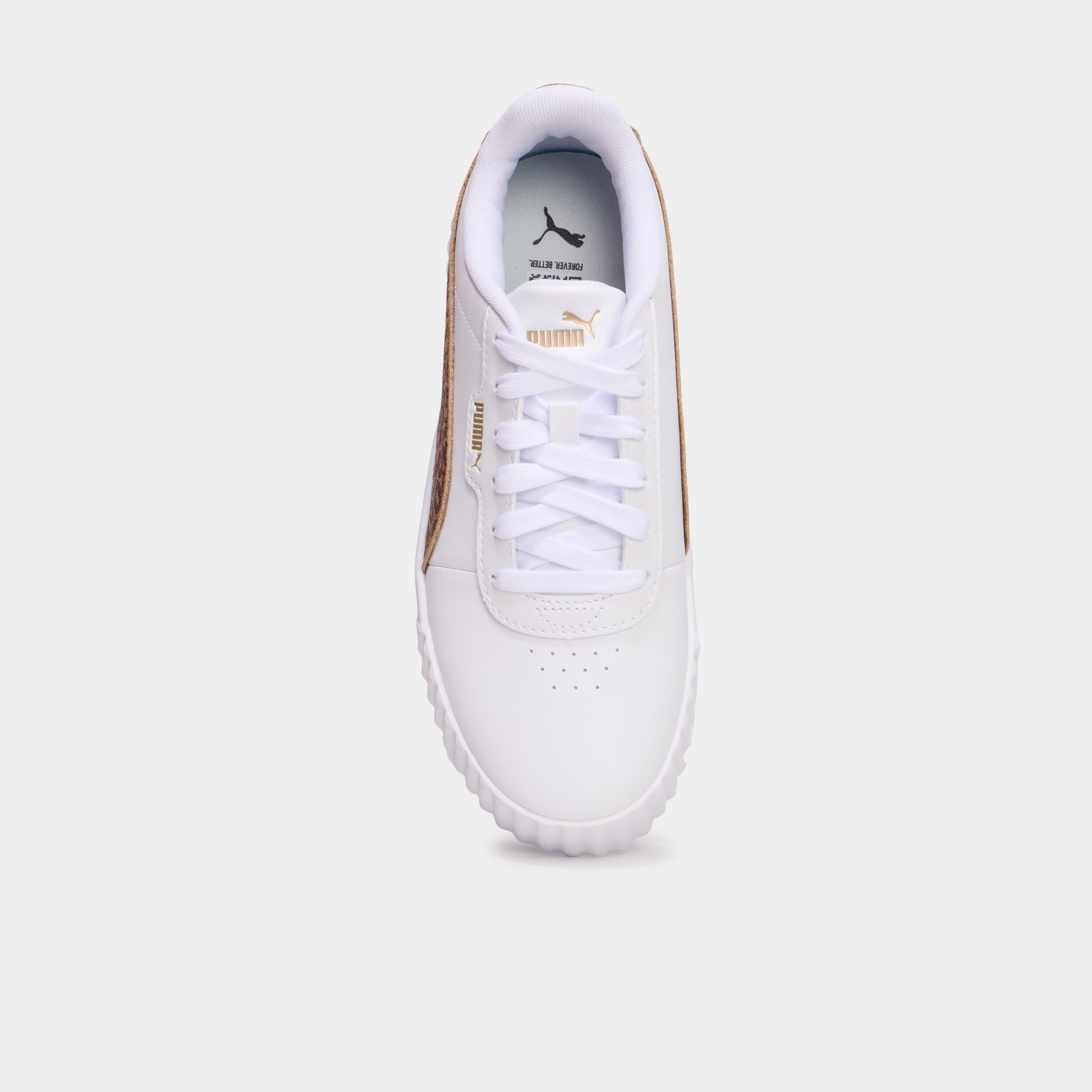 Baskets en cuir Puma Carina 3.0 marron femme