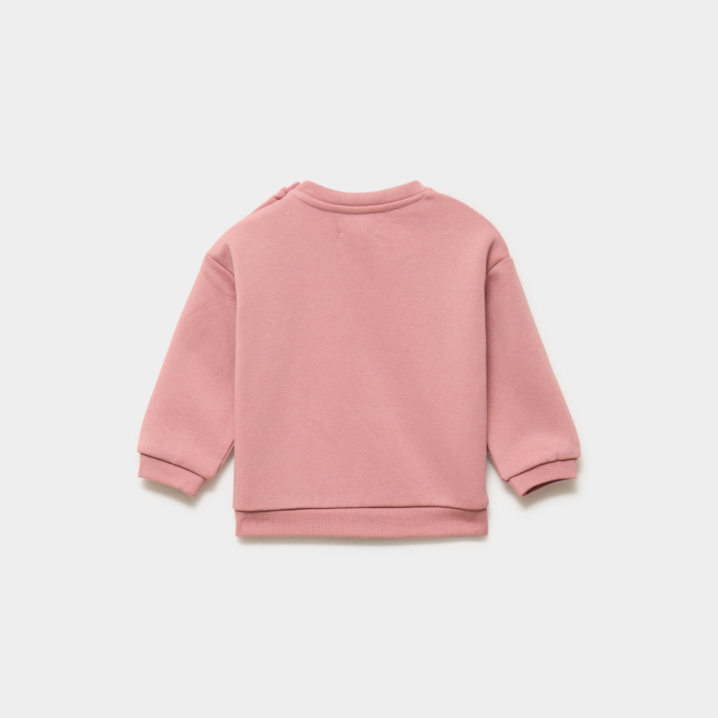 Ensemble de jogging molletonn&eacute; rose b&eacute;b&eacute; fille