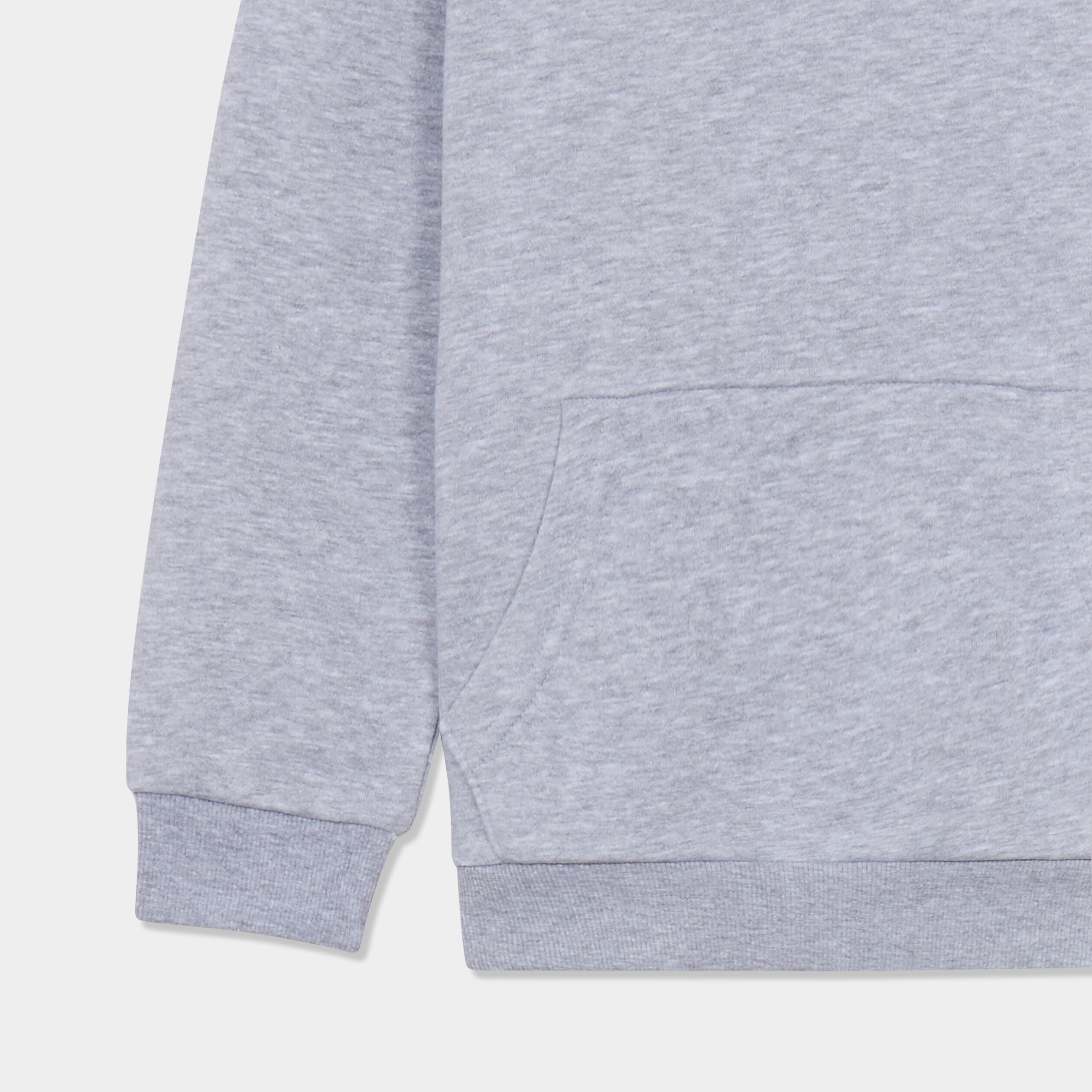 Sweat &agrave; capuche hoodie oversize gris clair gar&ccedil;on