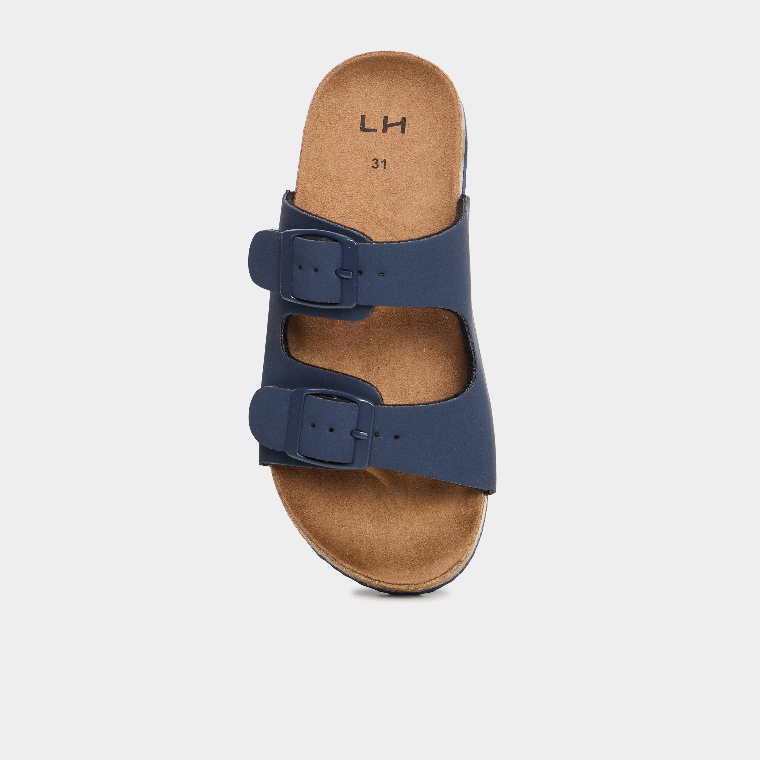 mules avec boucles bleu marine garcon Mules avec boucles bleu marine garçon