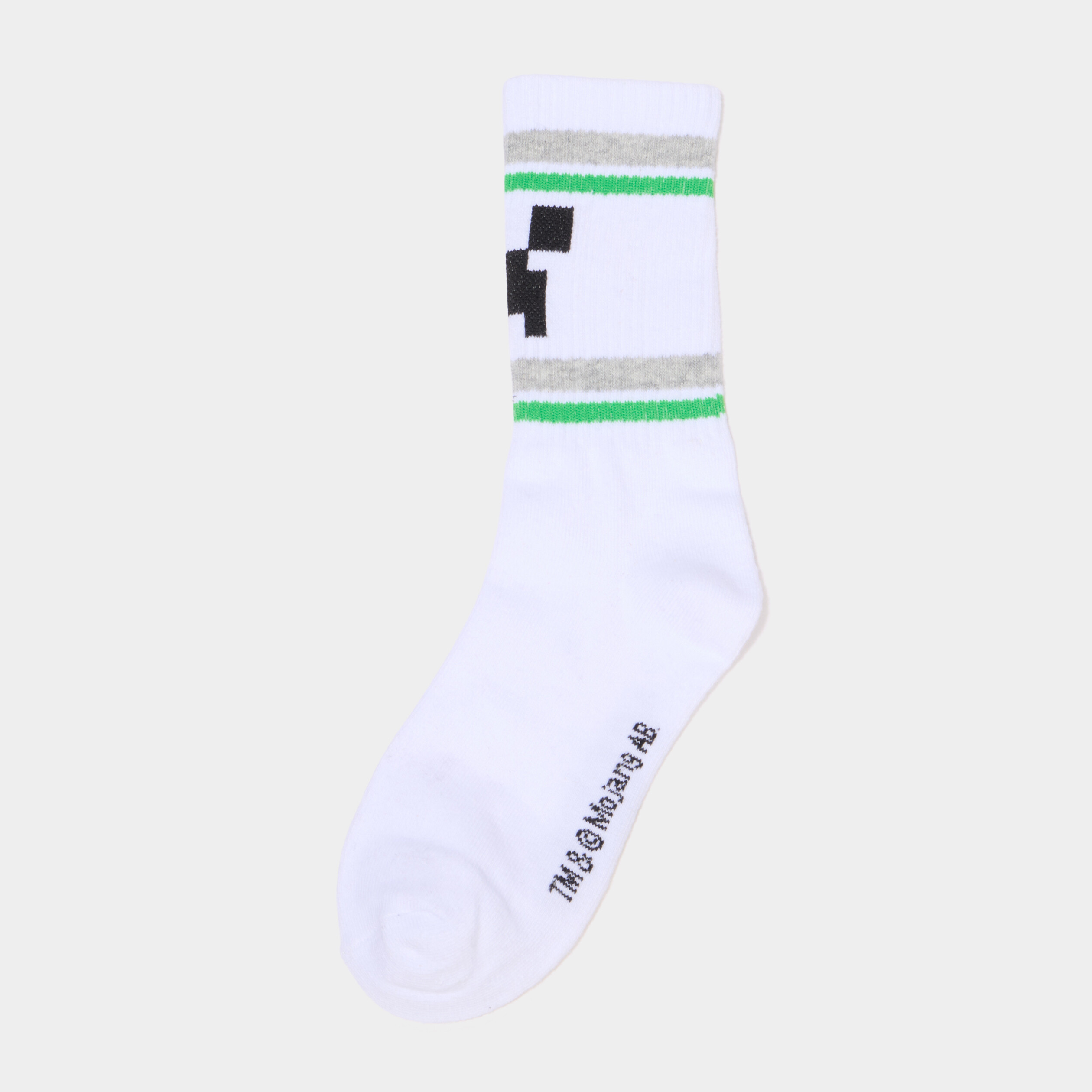 Lot 3 paires chaussettes Minecraft vert gar&ccedil;on