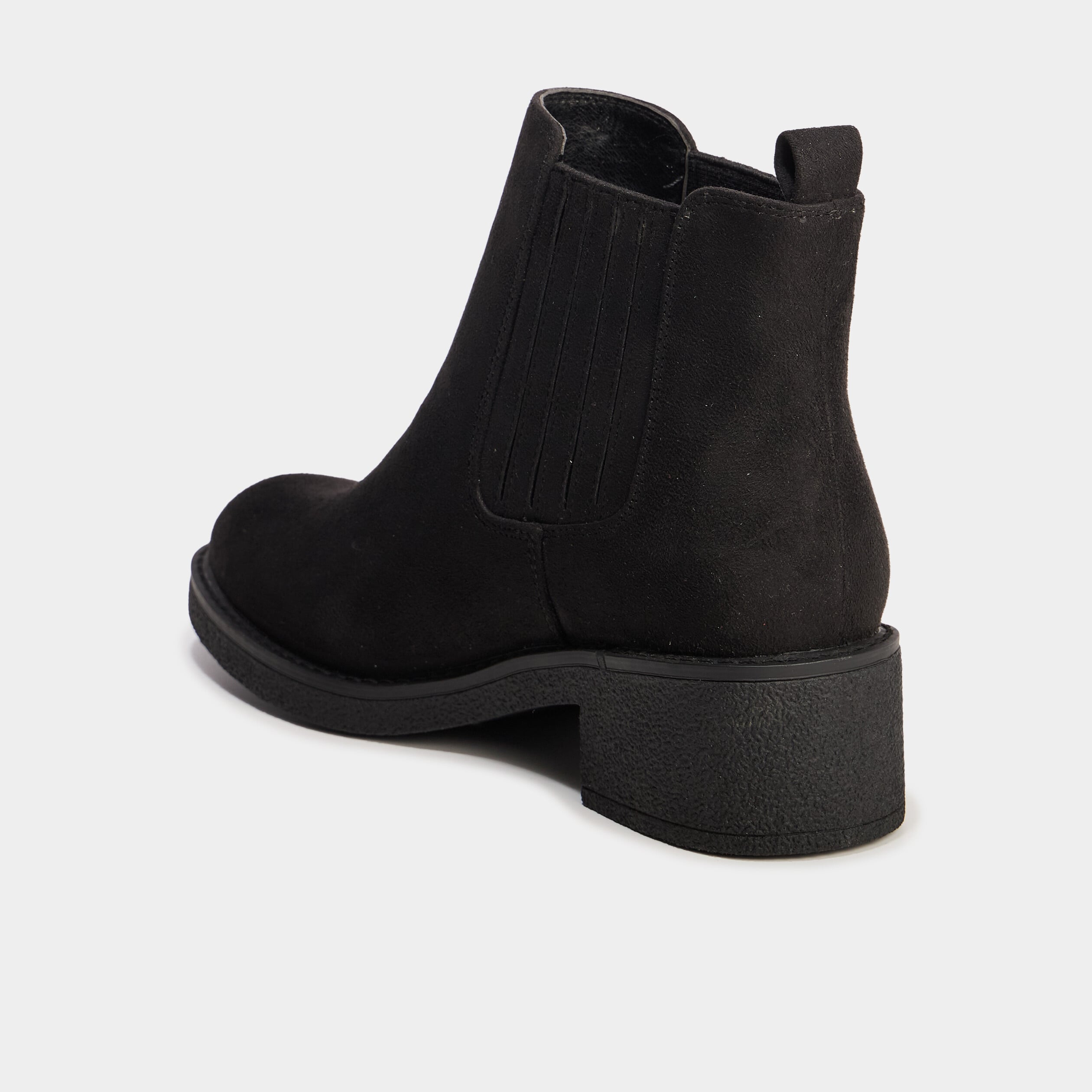 Boots chelsea talons 4 cm noir femme