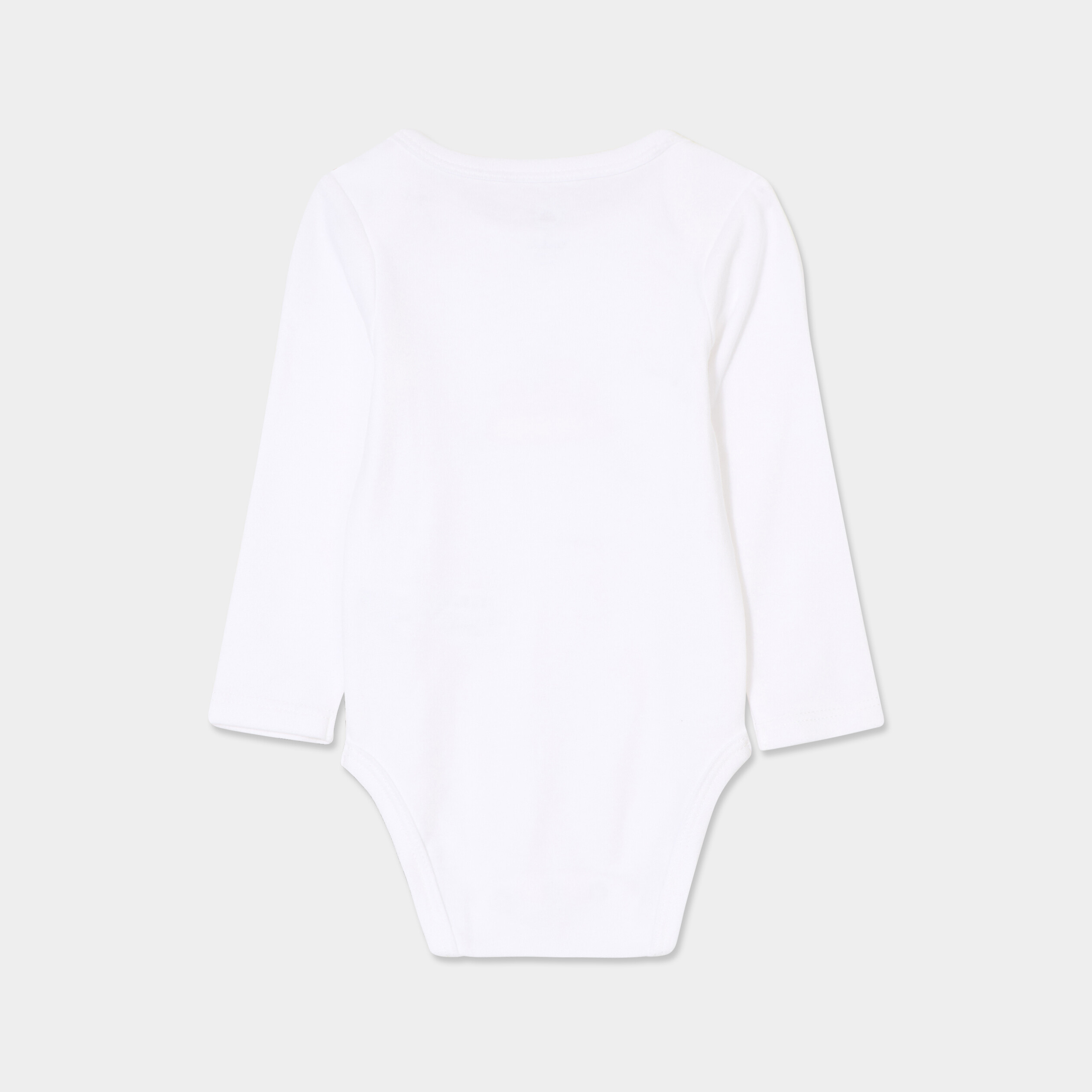Body US coton Monsieur Caca x La Halle blanc b&eacute;b&eacute; fille
