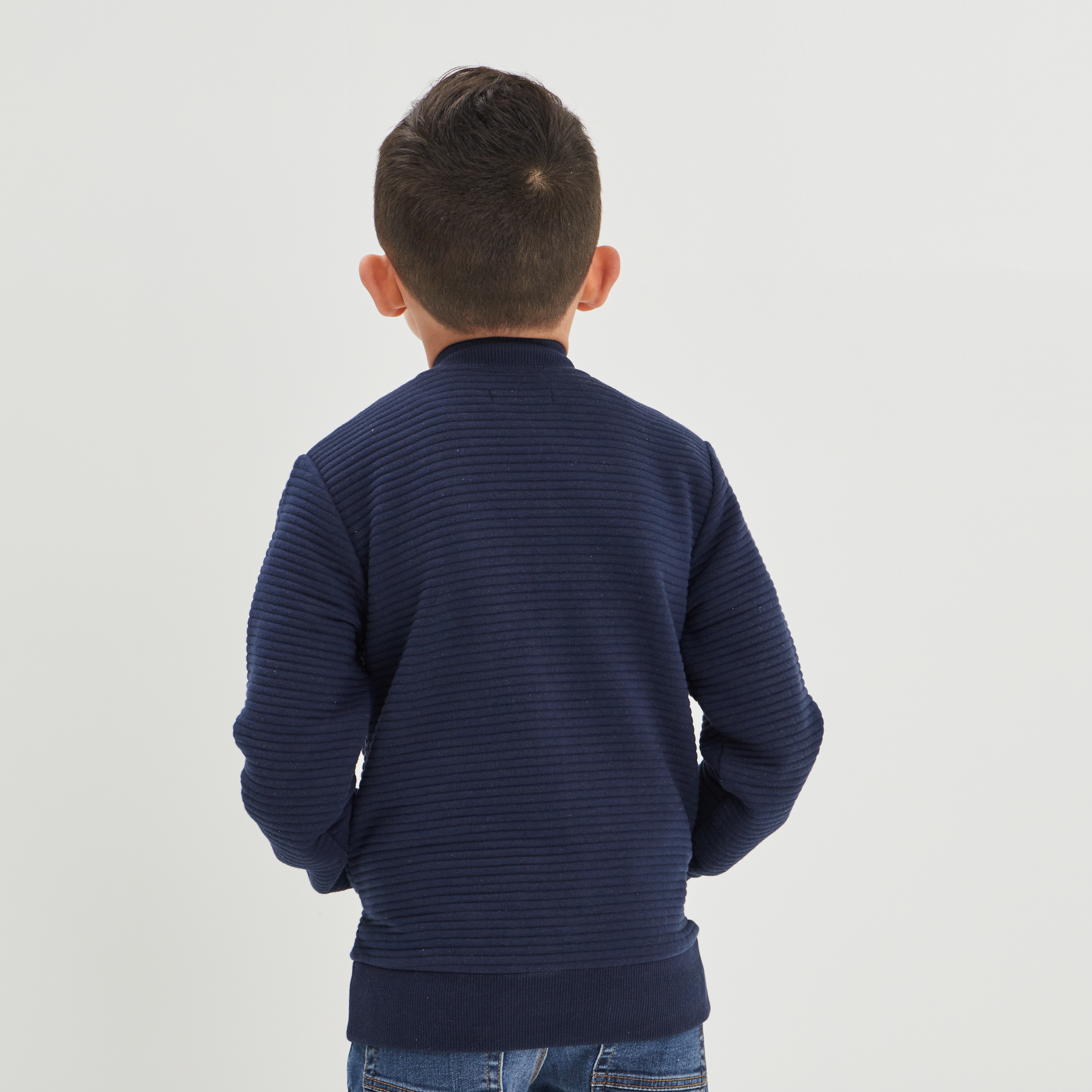 Gilet Diesel Garçon Bleu Marine Réversible Denim - Taille 4-5 Ans - Neuf Avec étiquettes - Hiver, Sans Manches