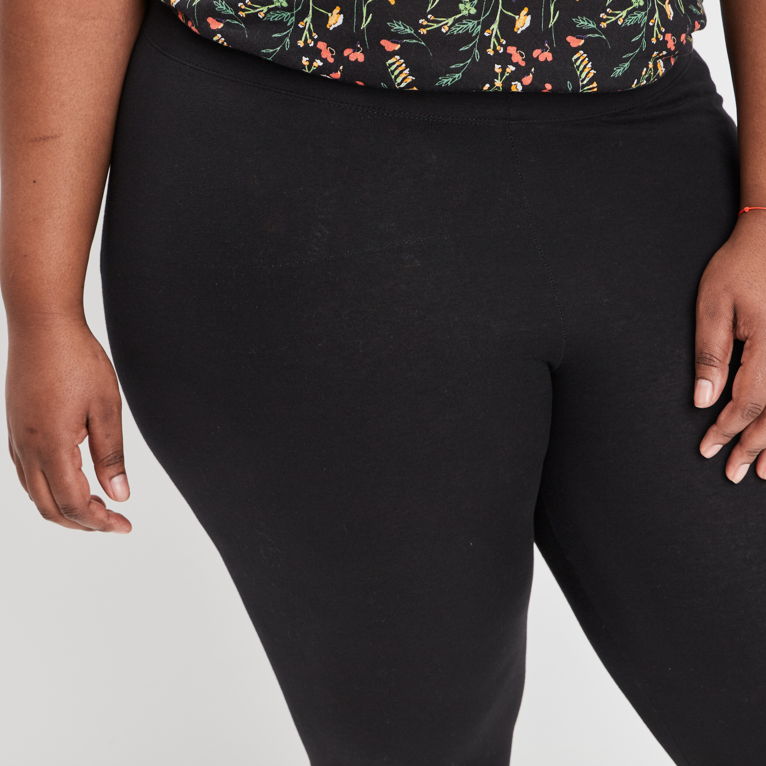 Leggings 7/8ème noir femme grande taille