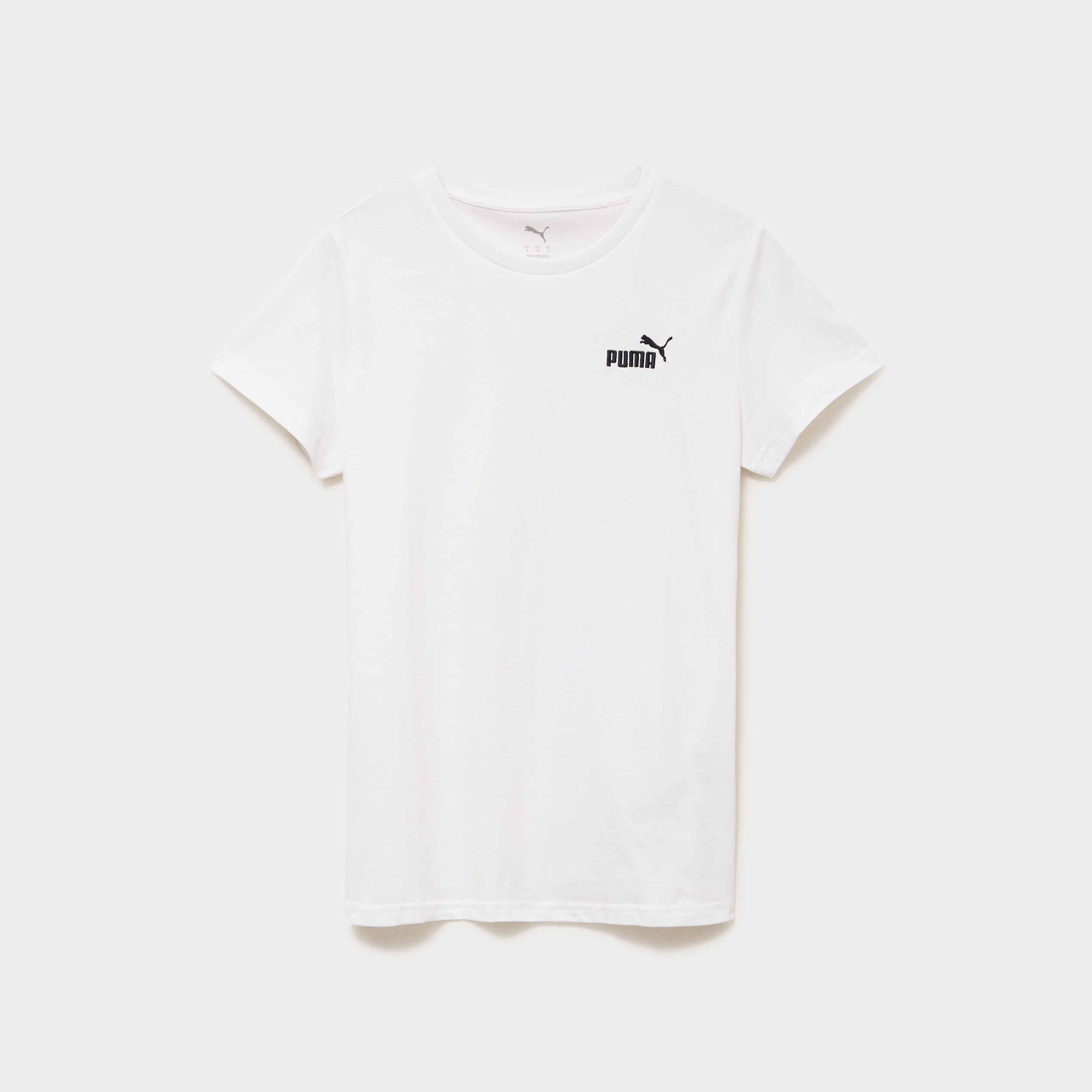 T-shirt manches courtes coton Puma blanc femme