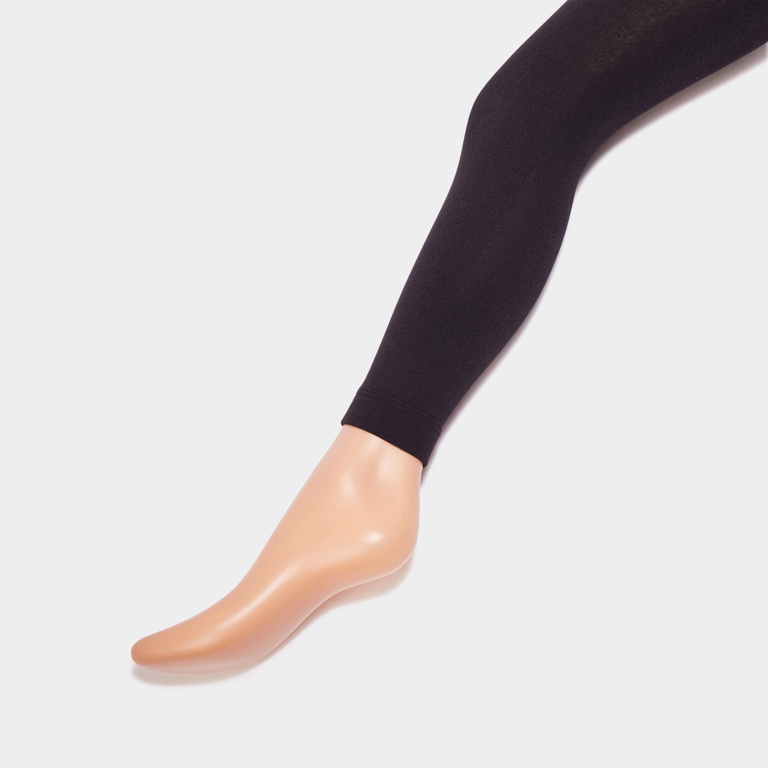 Leggings double polaire noir femme