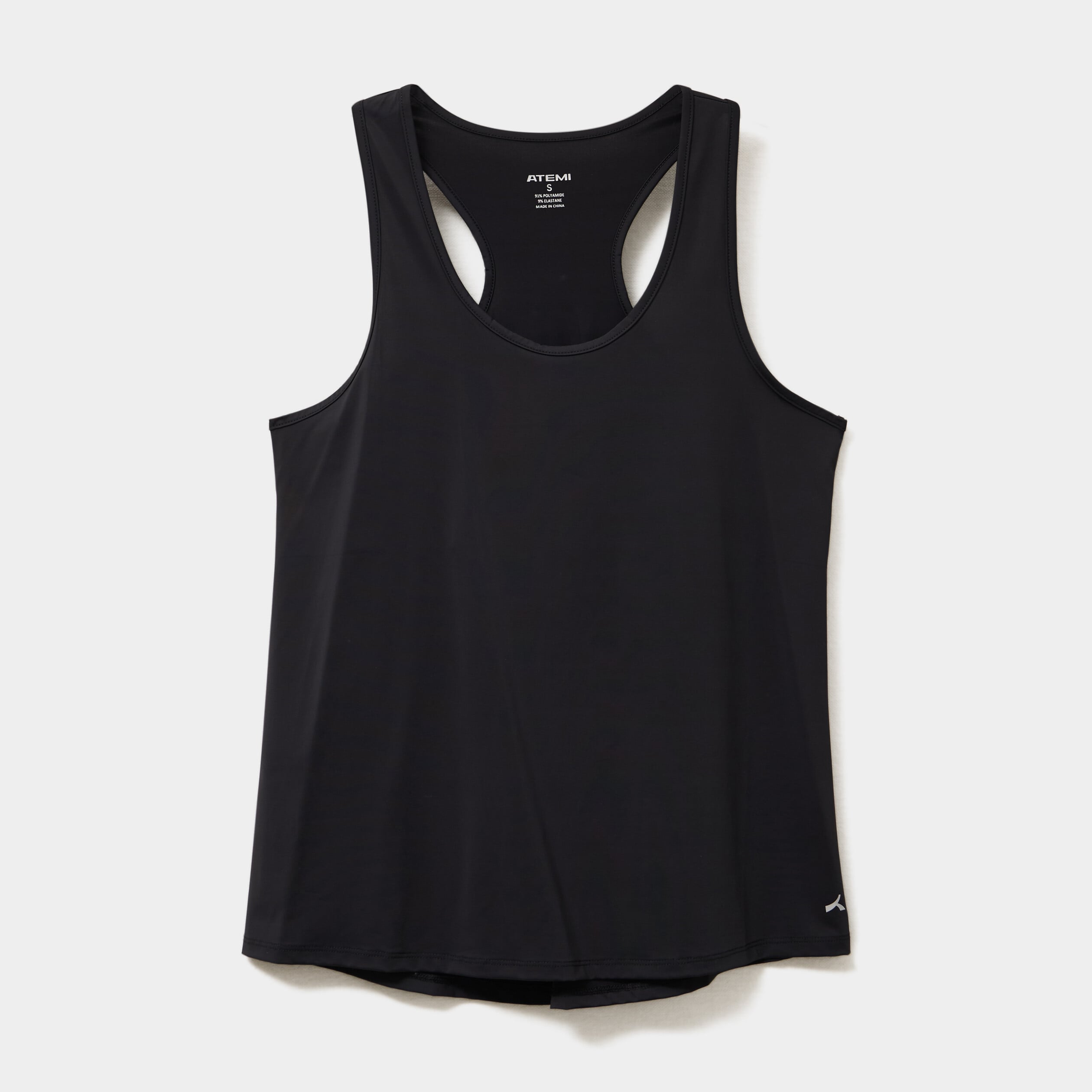 D&eacute;bardeur de sport fluide dos nageur noir femme