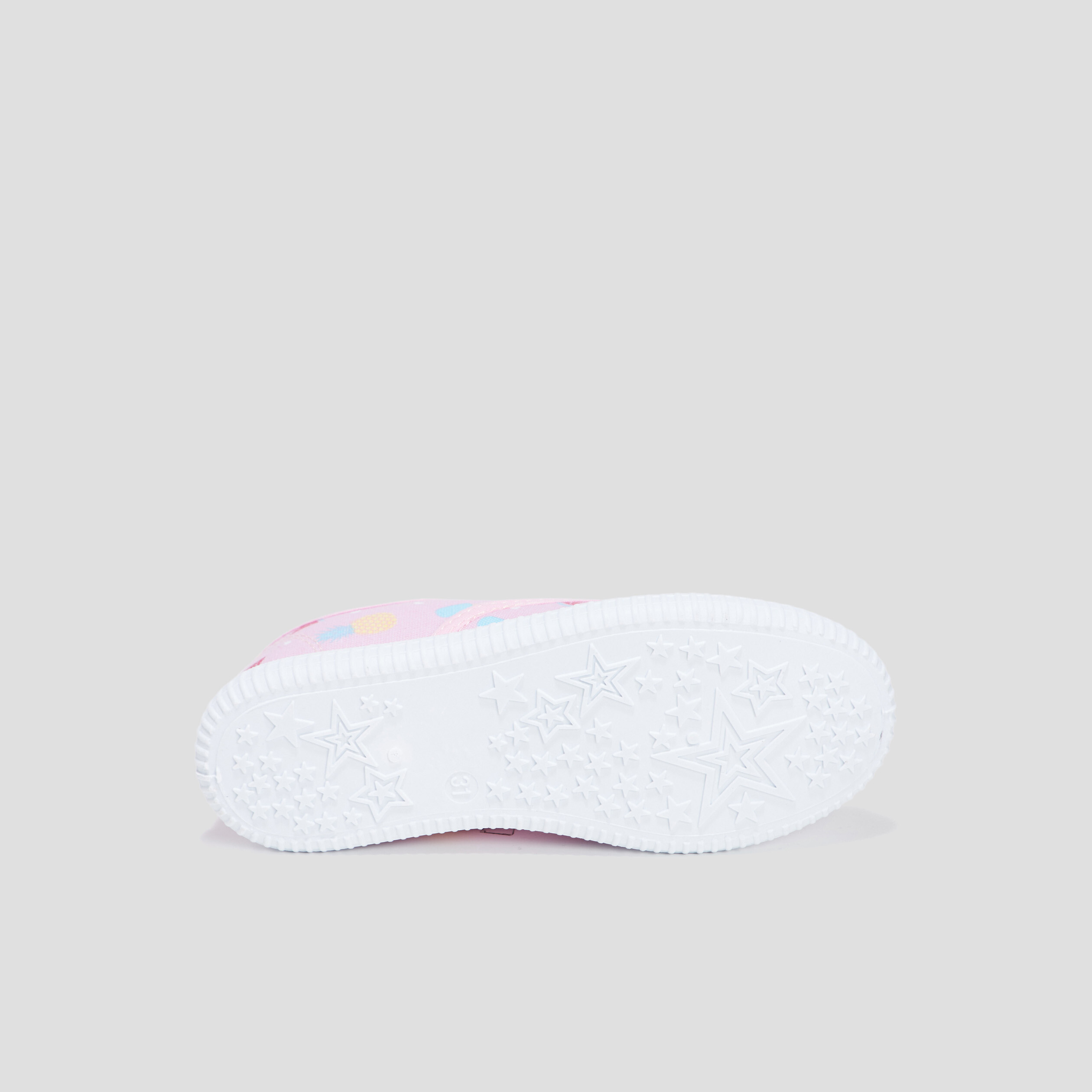 tennis en toile a lacets rose fille Tennis en toile à lacets rose fille