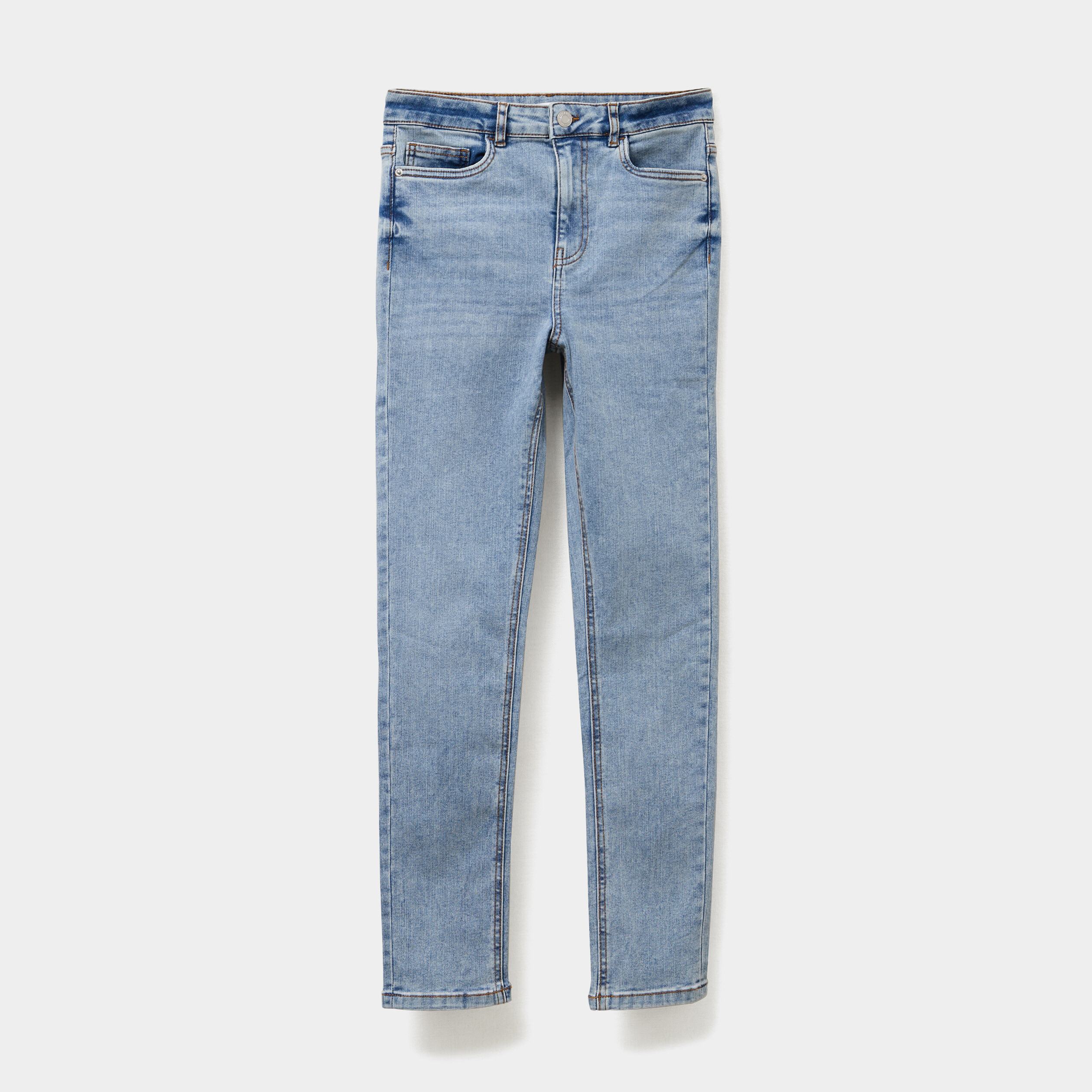 Jeans skinny taille haute denim double stone femme