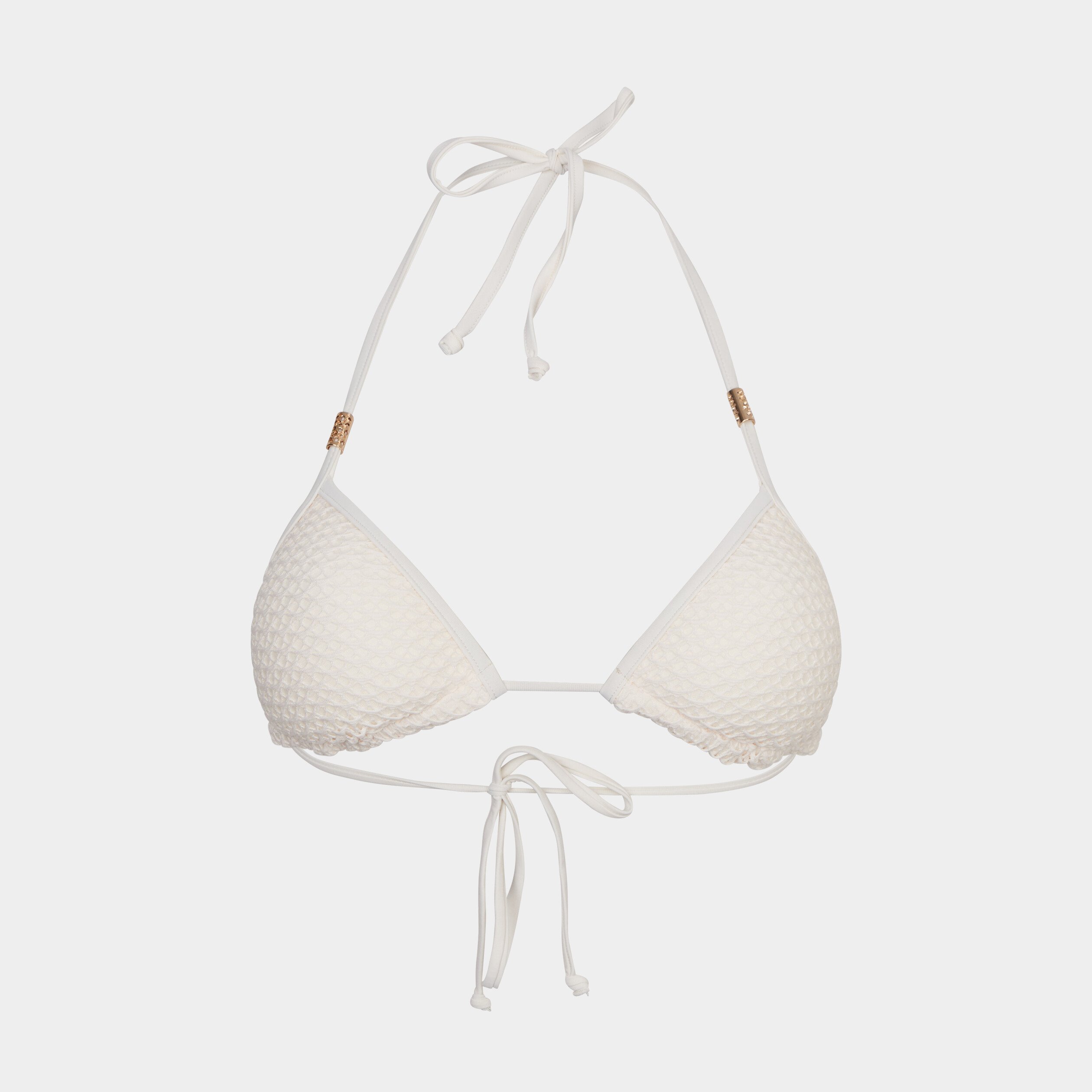 haut de maillot triangle coordonnable ivoire femme Haut de maillot triangle coordonnable ivoire femme