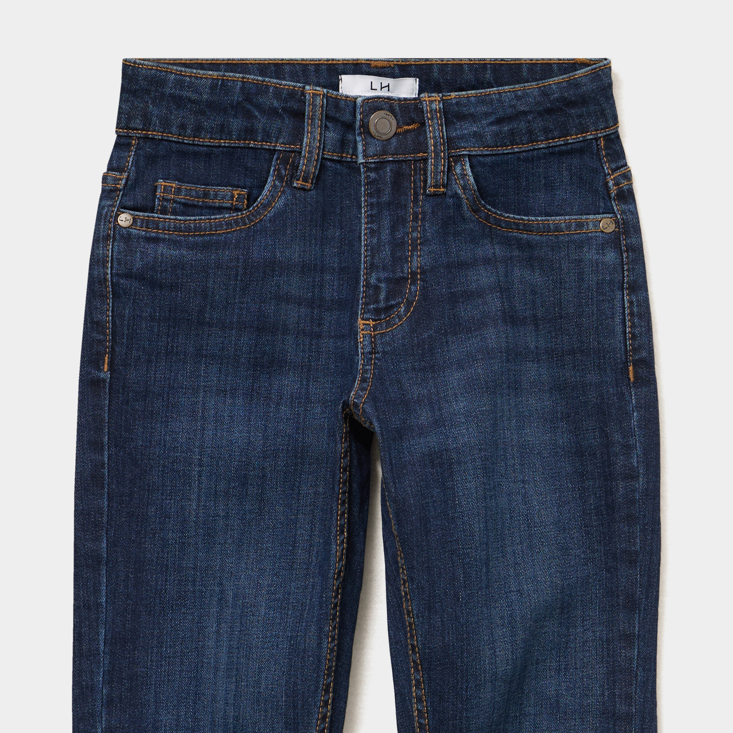 Jeans slim 5 poches bleu gar&ccedil;on