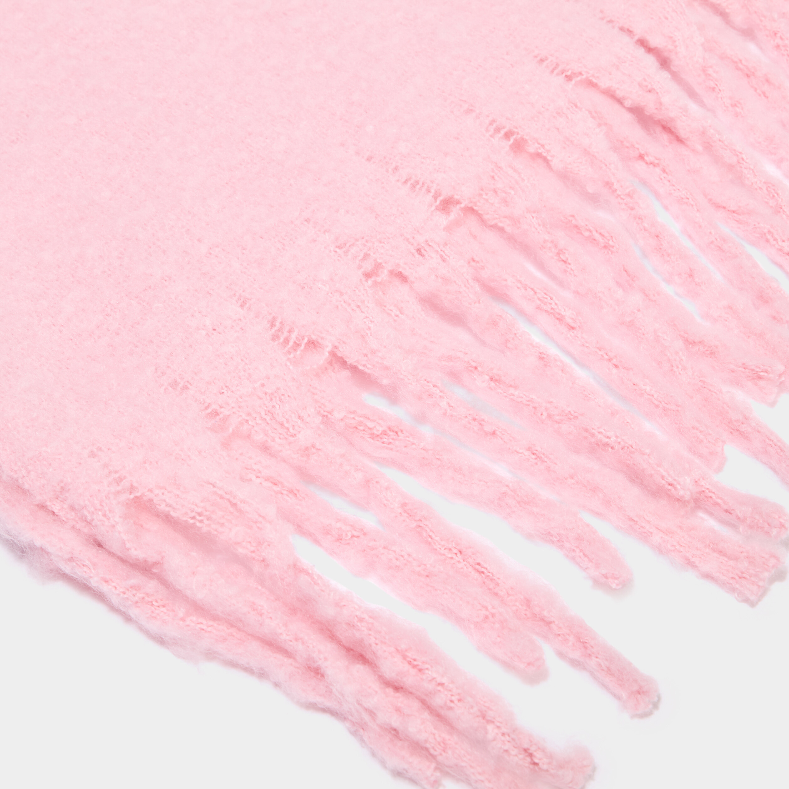 &Eacute;charpe &agrave; franges rose fille