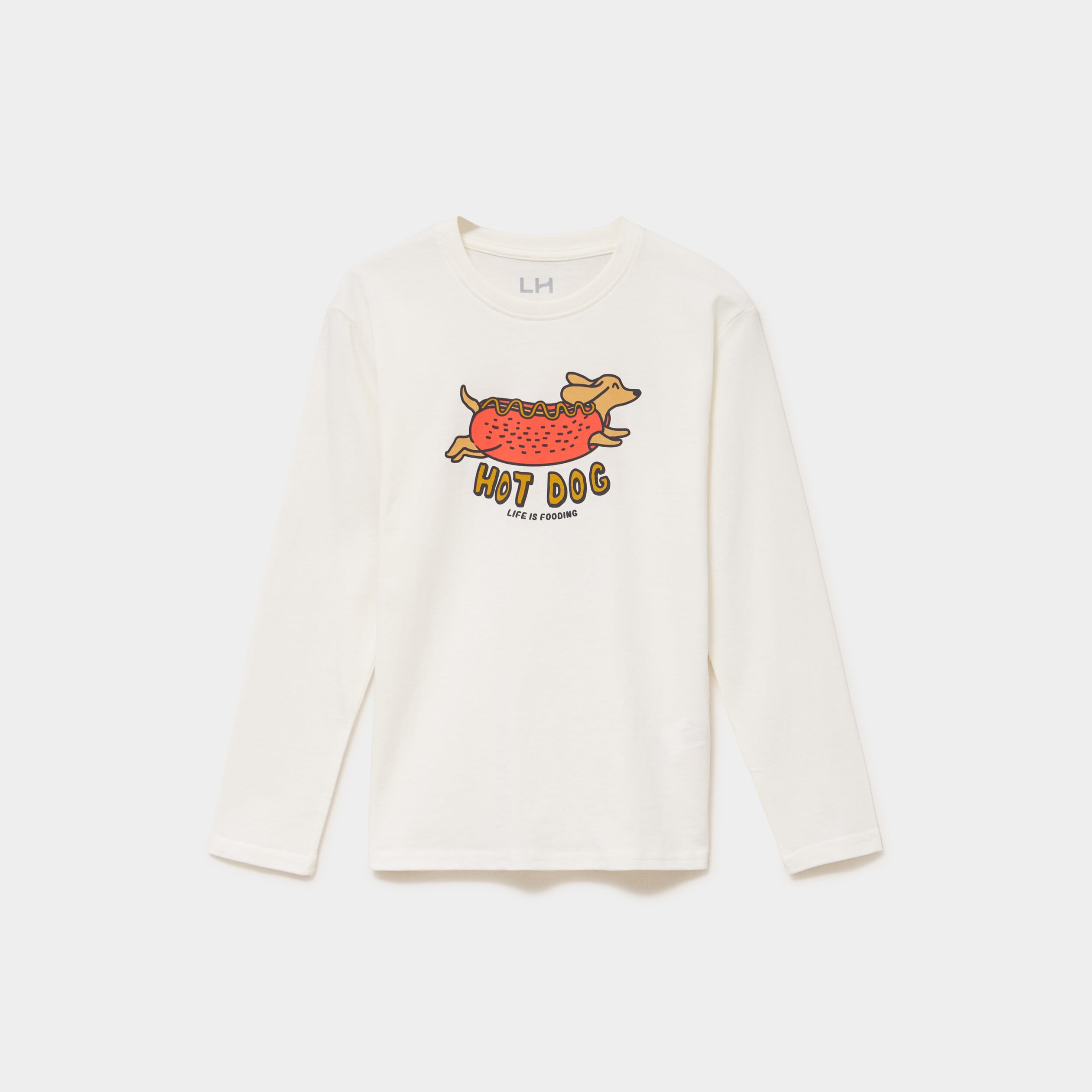 T-shirt manches longues coton blanc gar&ccedil;on