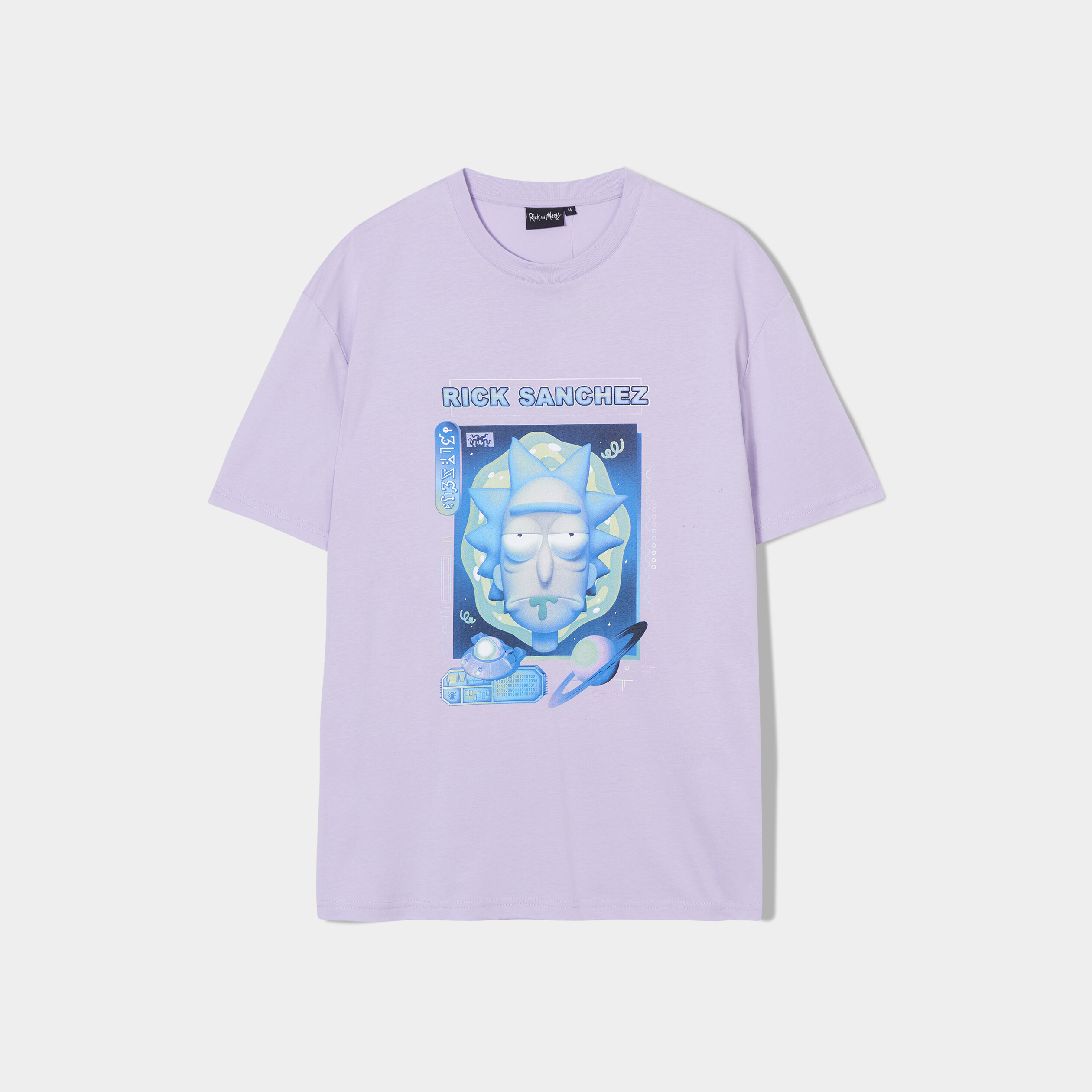 t shirt manches courtes rick et morty violet homme T-shirt manches courtes Rick et Morty violet homme