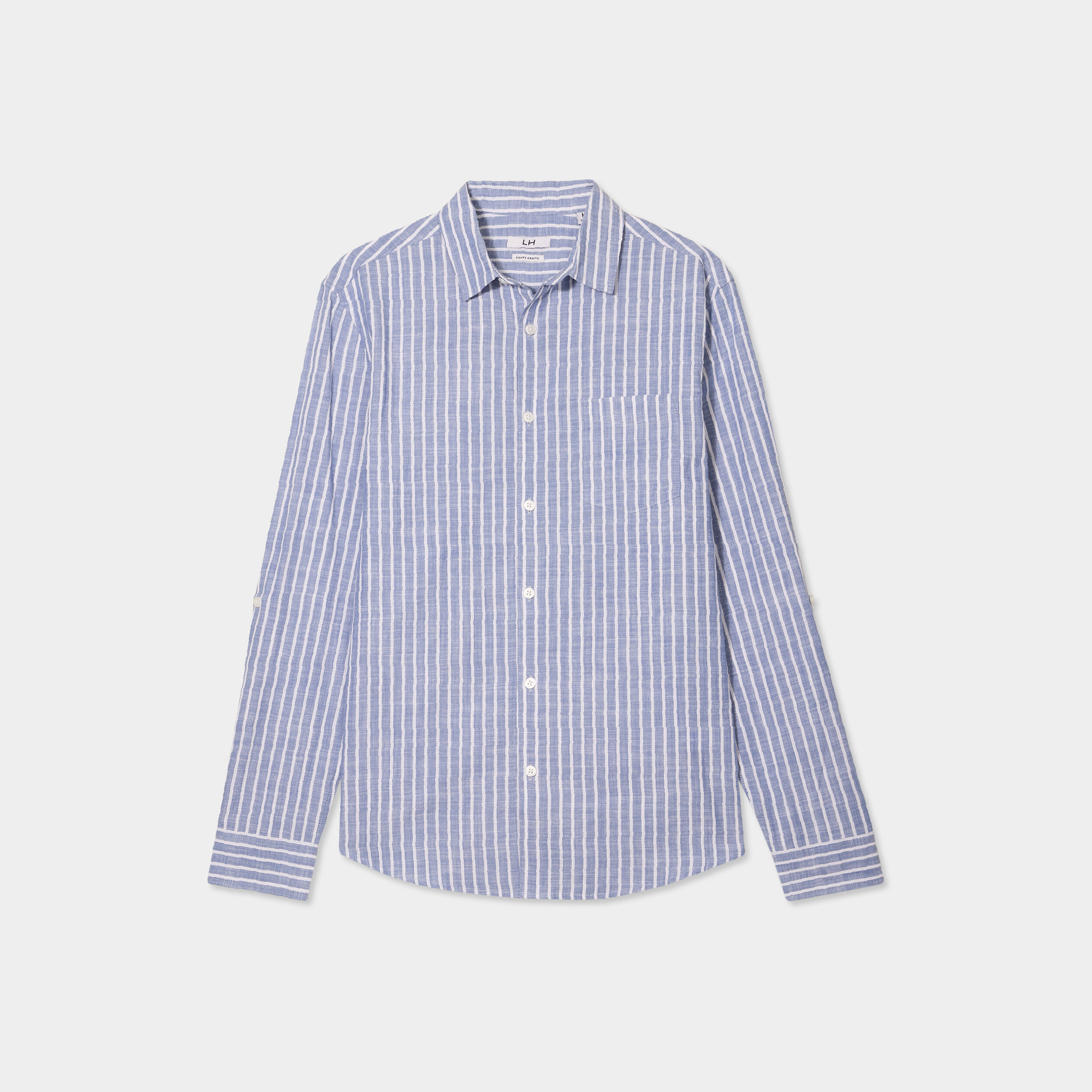 UHouse Chemise Homme Coton Décontracté Haut Manches Longues Leger