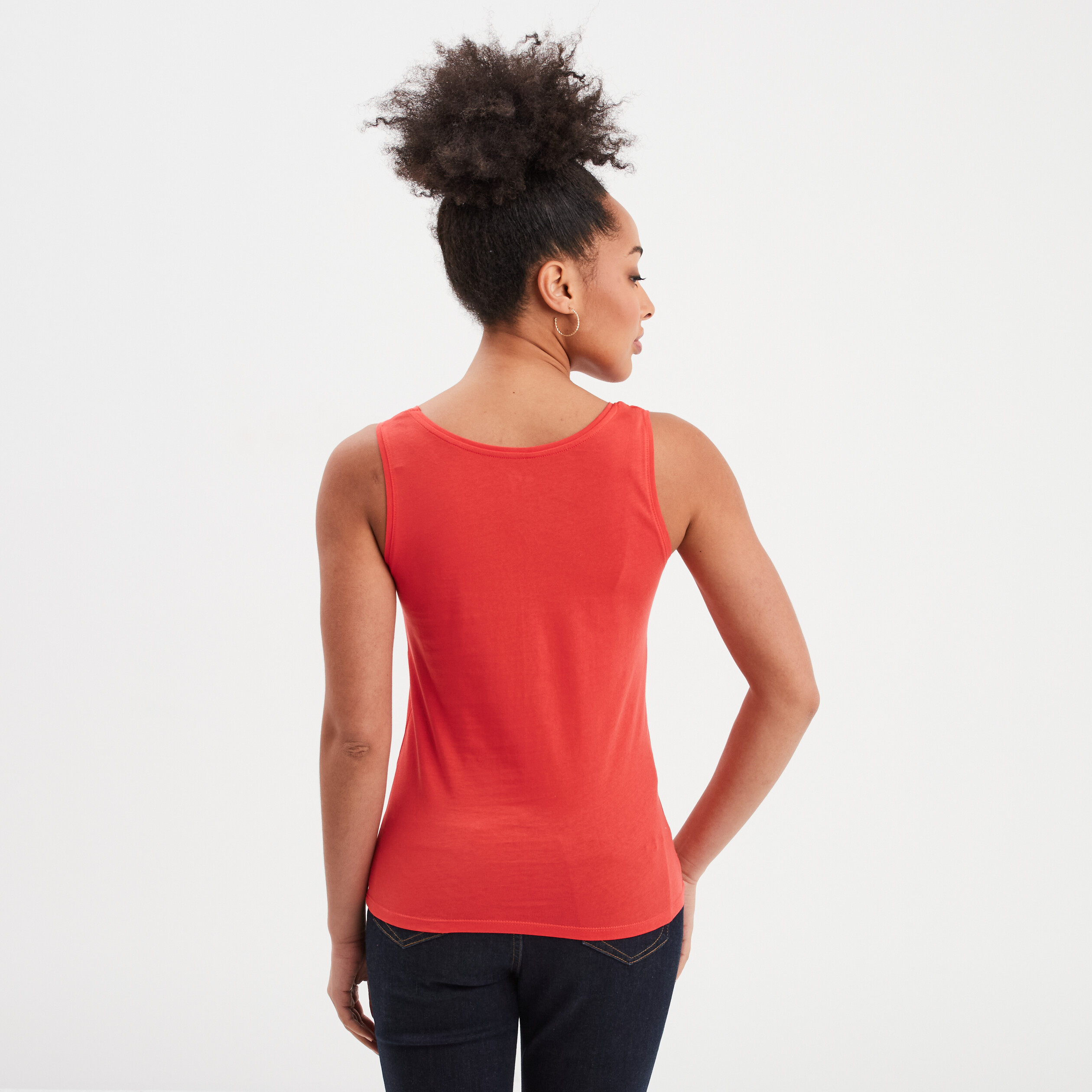 Débardeur Femme Cotton On – Rouge – Fermeture éclair – Taille S – Occasion TB
