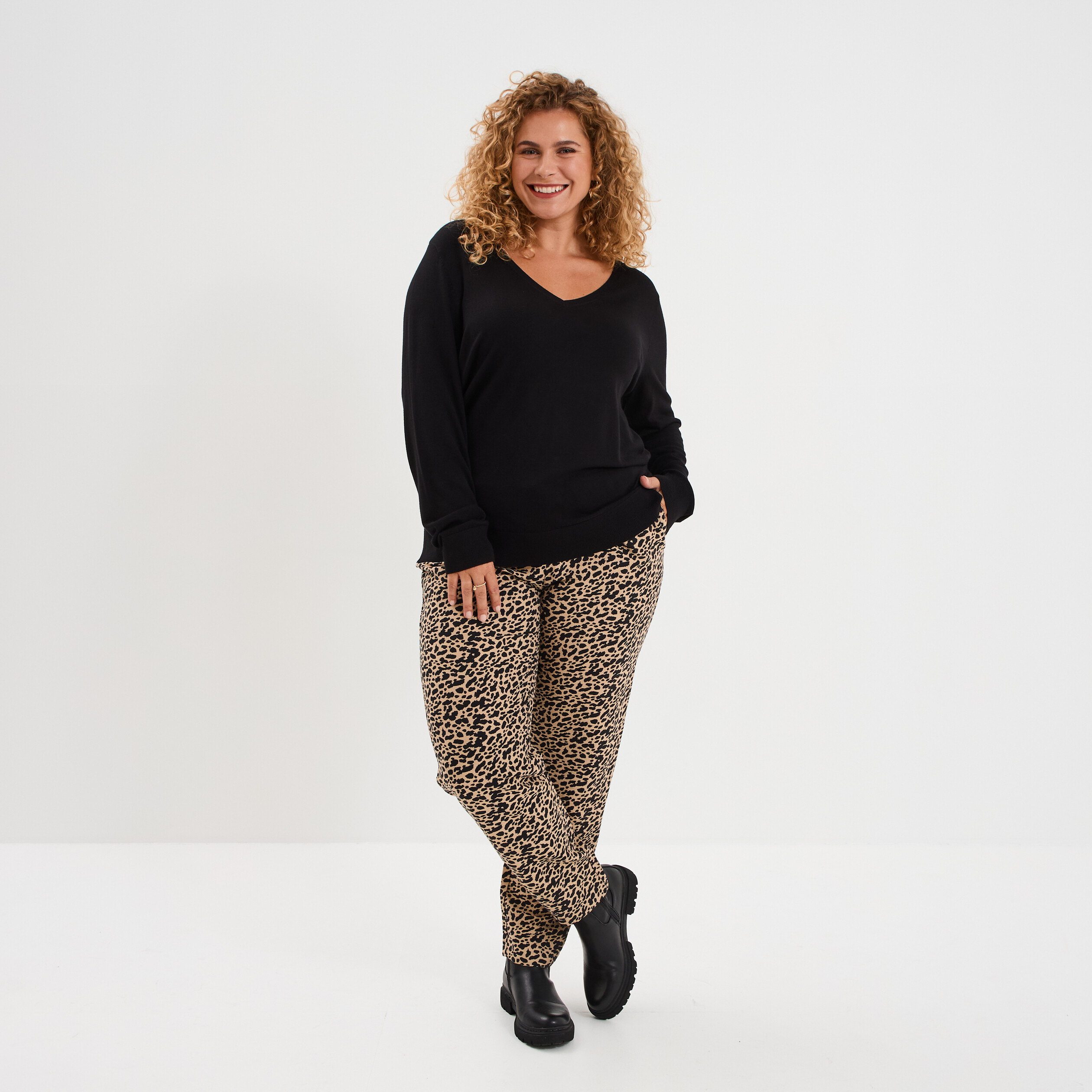 Pantalon Pyjama à Jambes Larges Super Doux Peanuts Snoopy Coeur