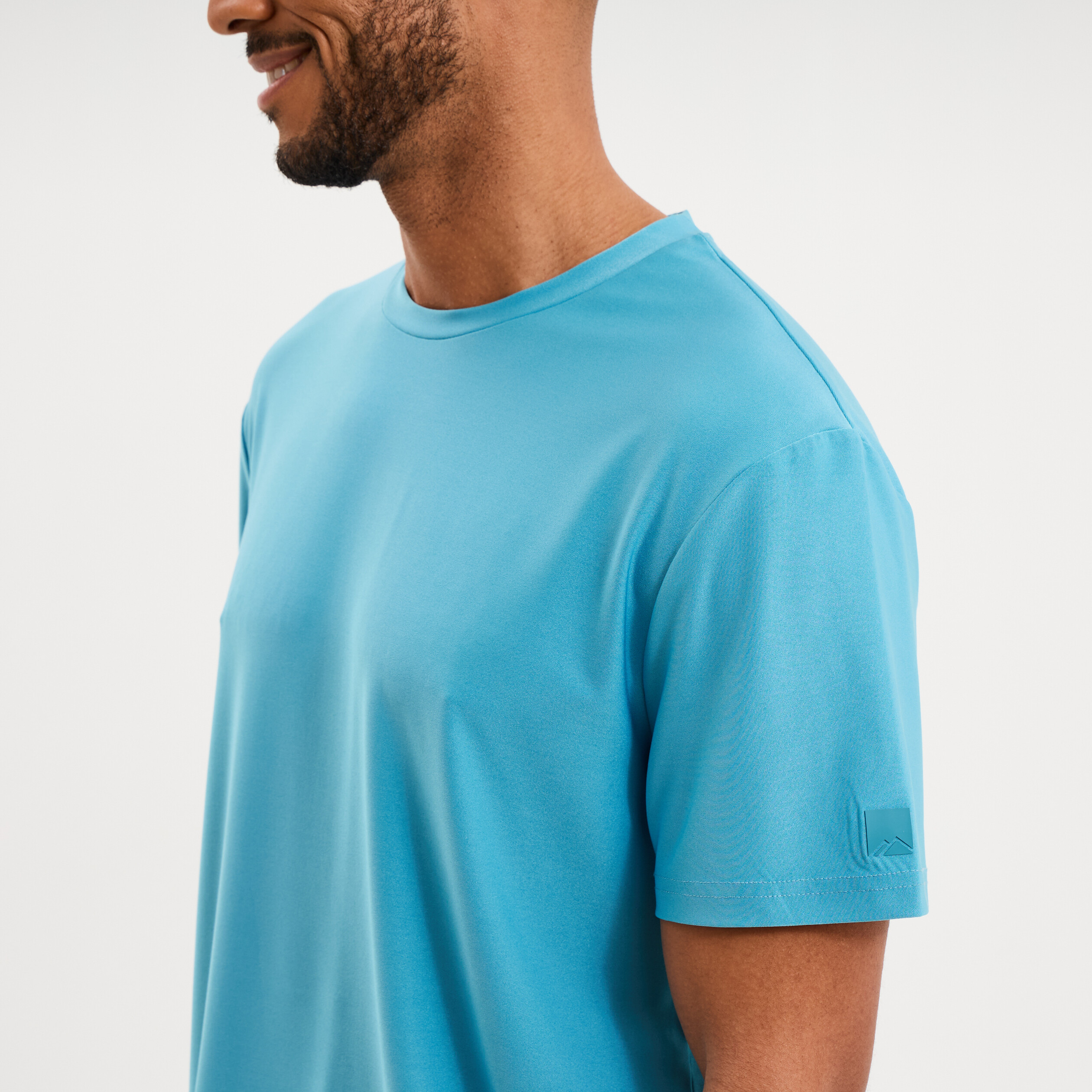 T-shirt confort respirant bleu clair homme
