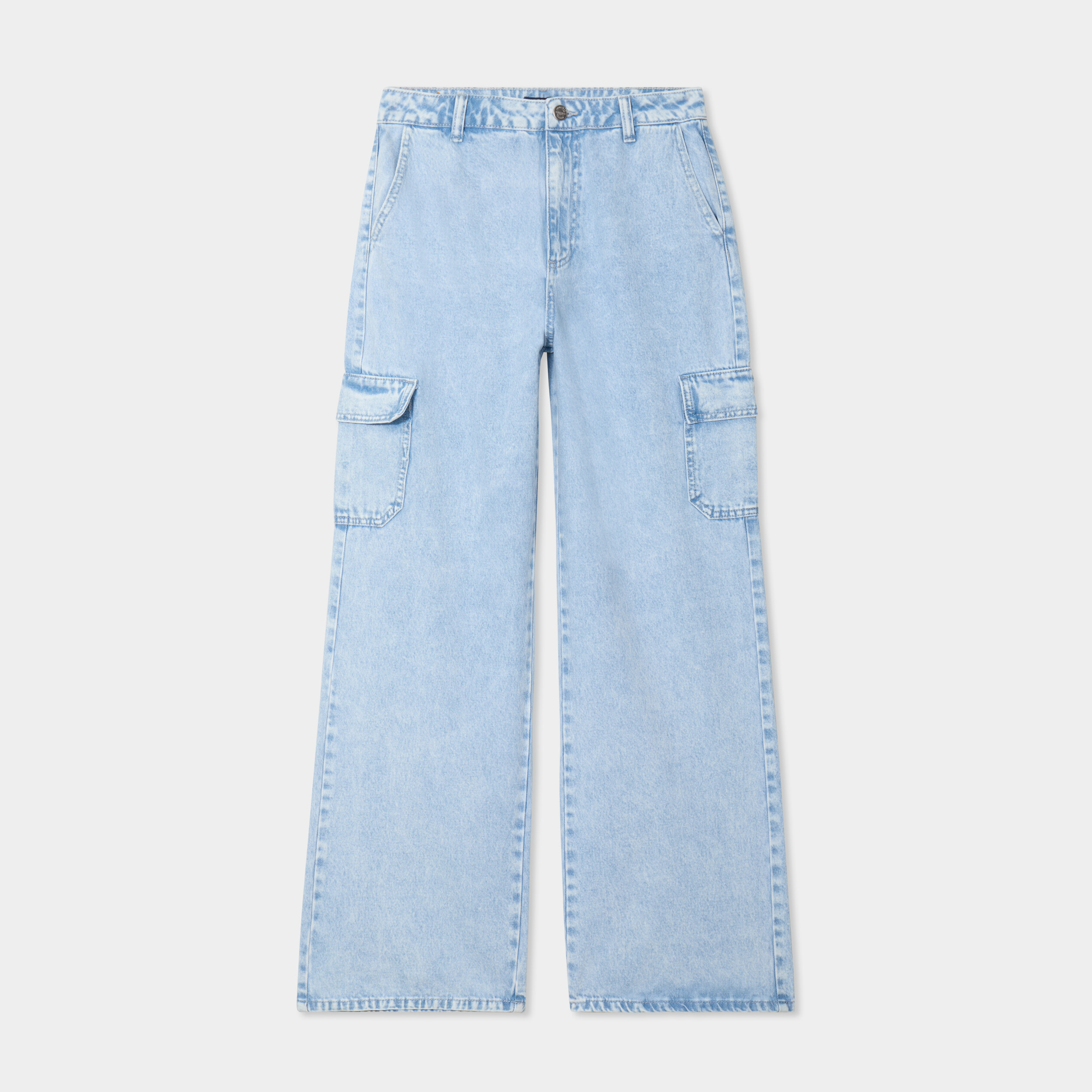 jeans cargo large taille standard creeks denim triple stone femme Jeans cargo large taille standard Creeks denim triple stone femme
