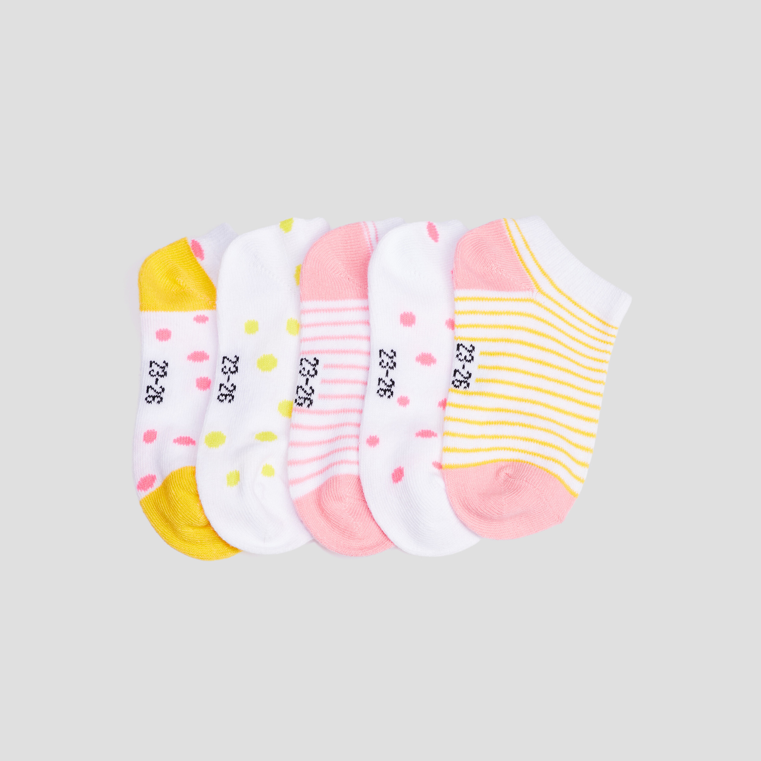 lot 5 paires socquettes multicolore fille Lot 5 paires socquettes multicolore fille