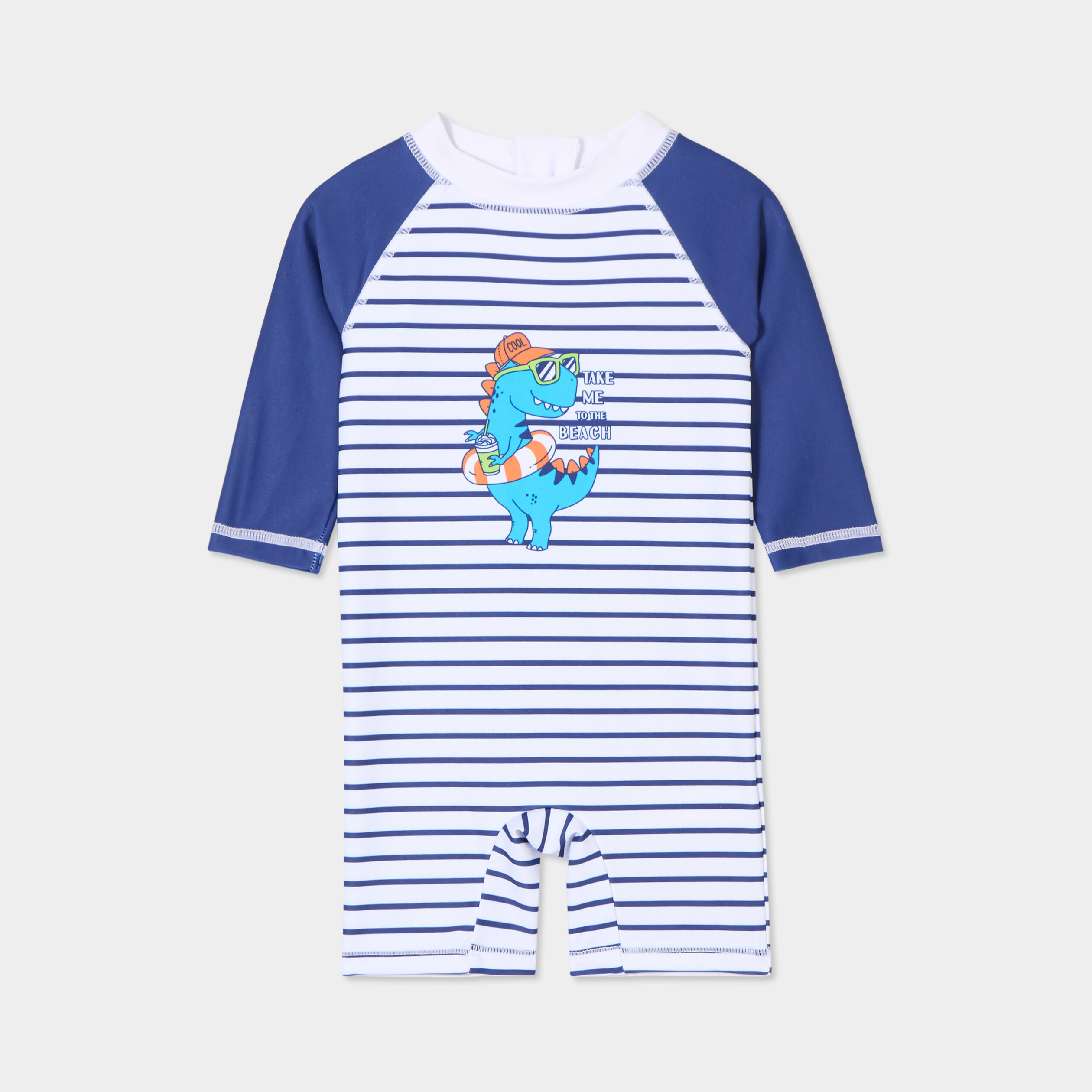 combinaison de bain manches courtes bleu bebeg Combinaison de bain manches courtes bleu bébé garçon