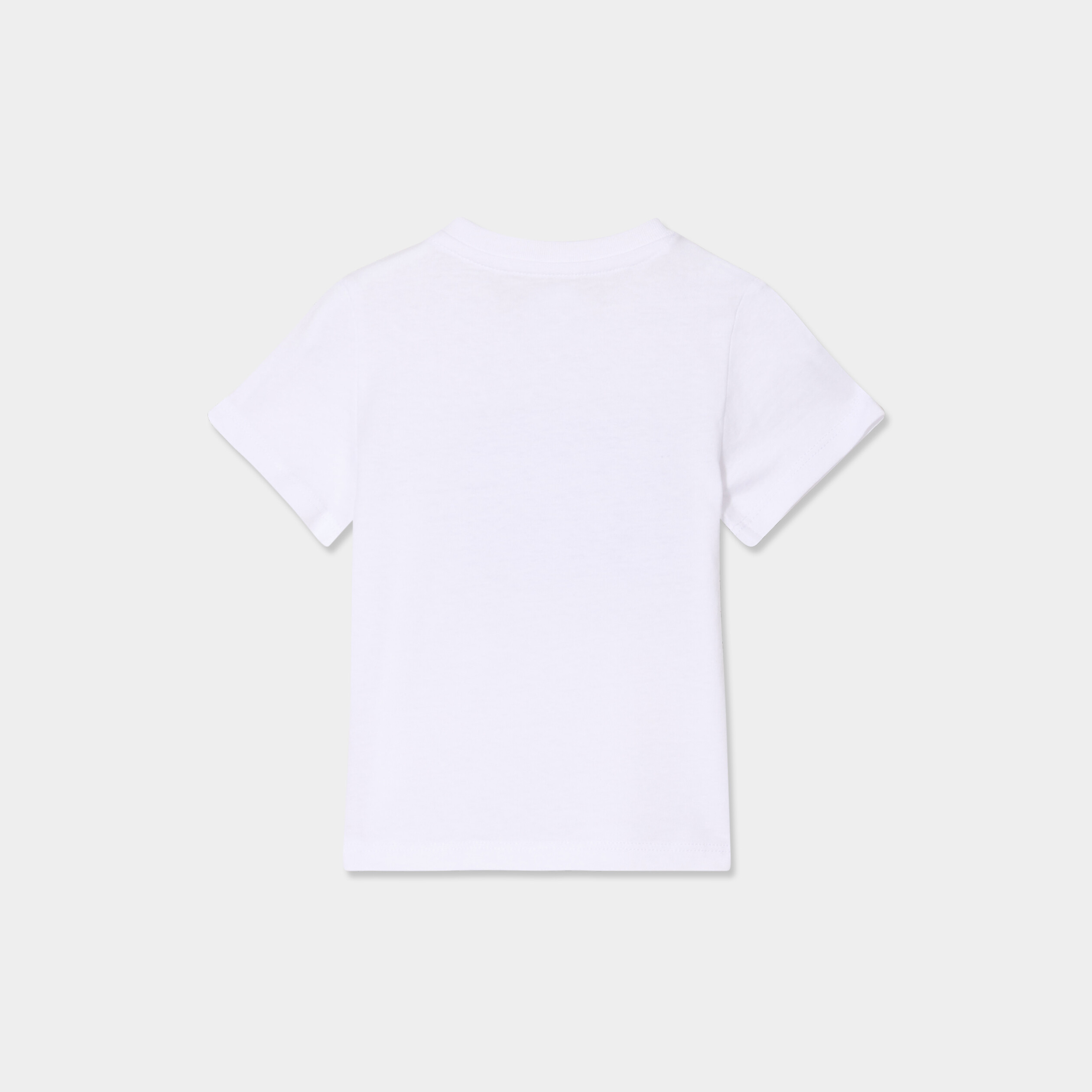 t shirt manches courtes coton blanc bebeg T-shirt manches courtes coton blanc bébé garçon