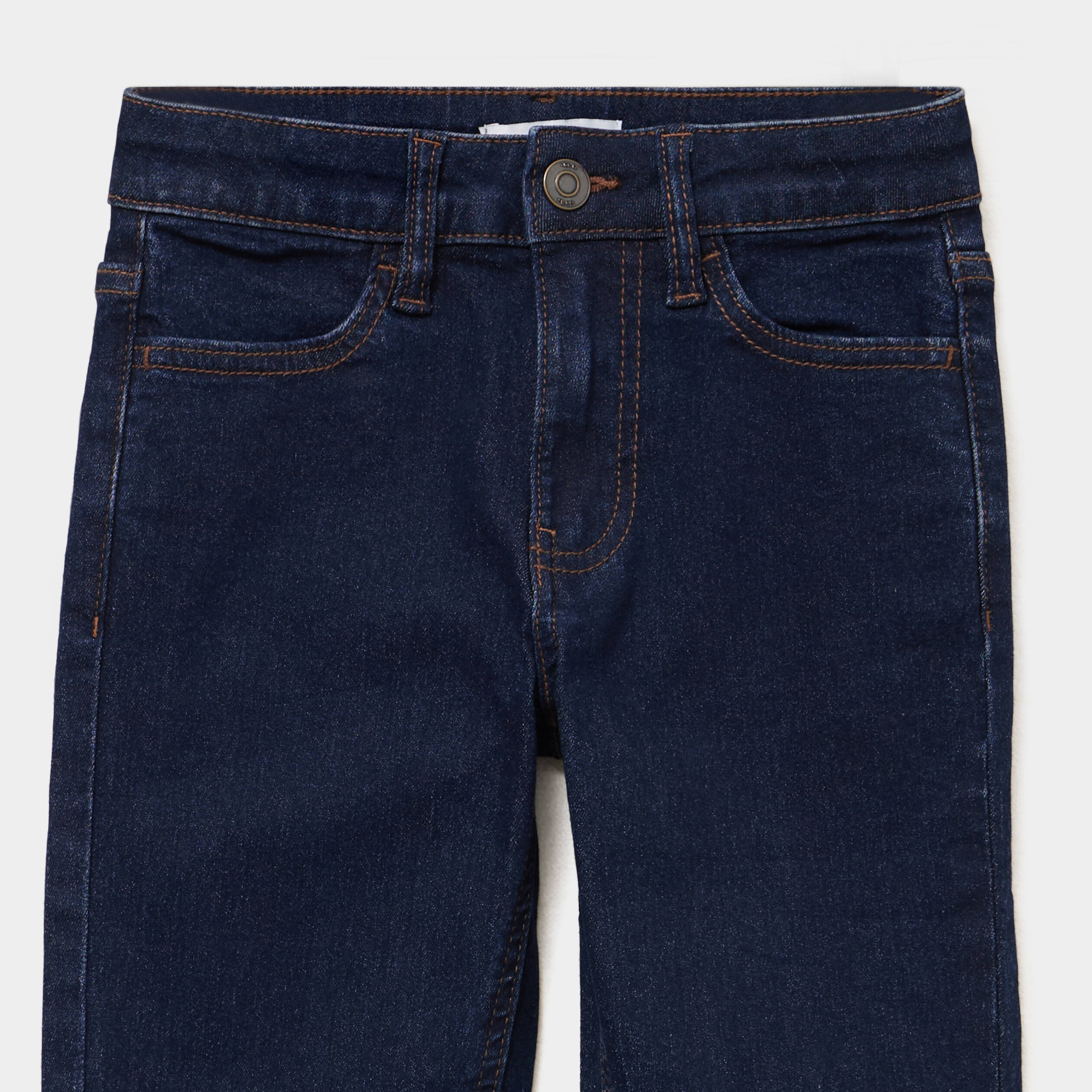 Jean slim taille standard bleu gar&ccedil;on