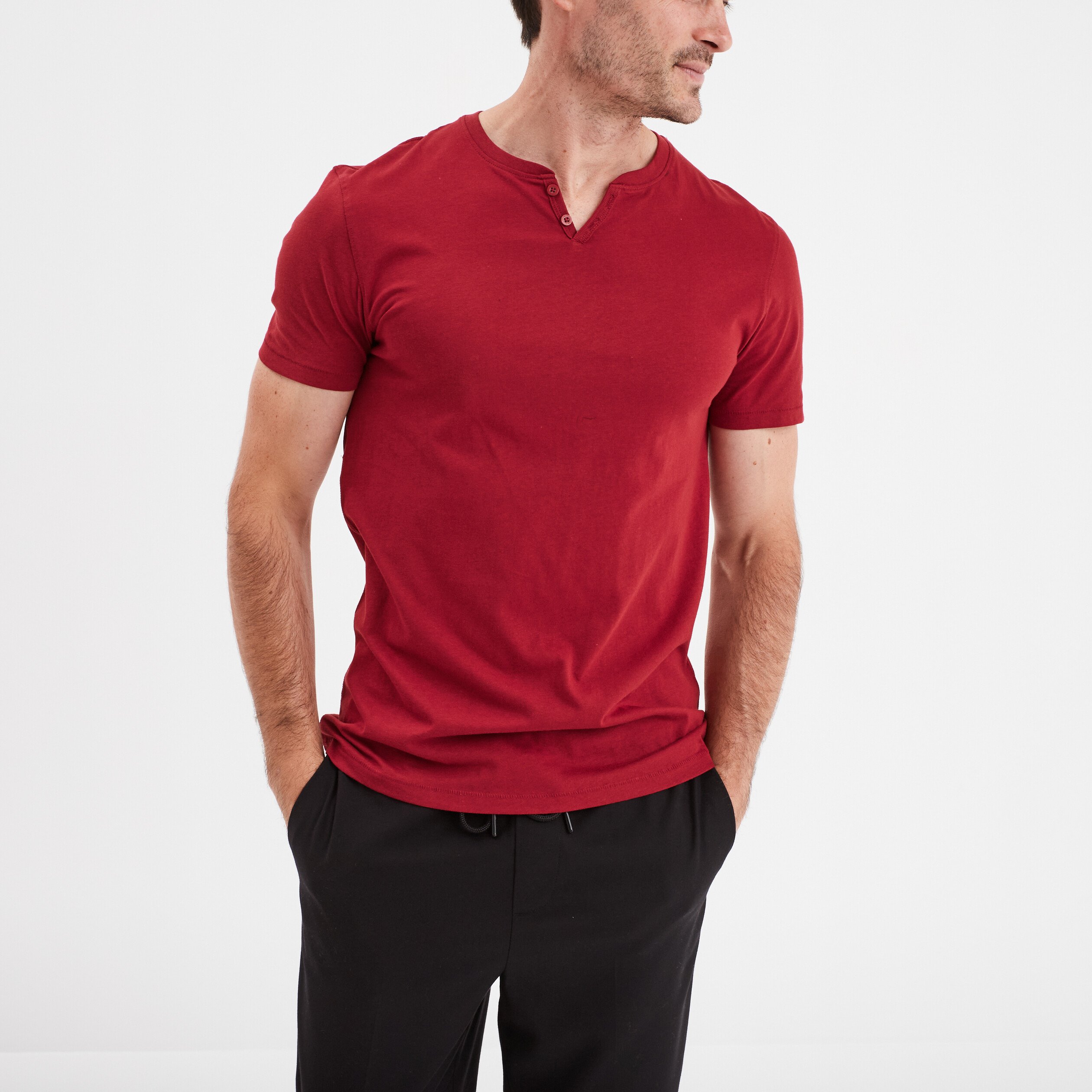 T shirt rouge homme outlet