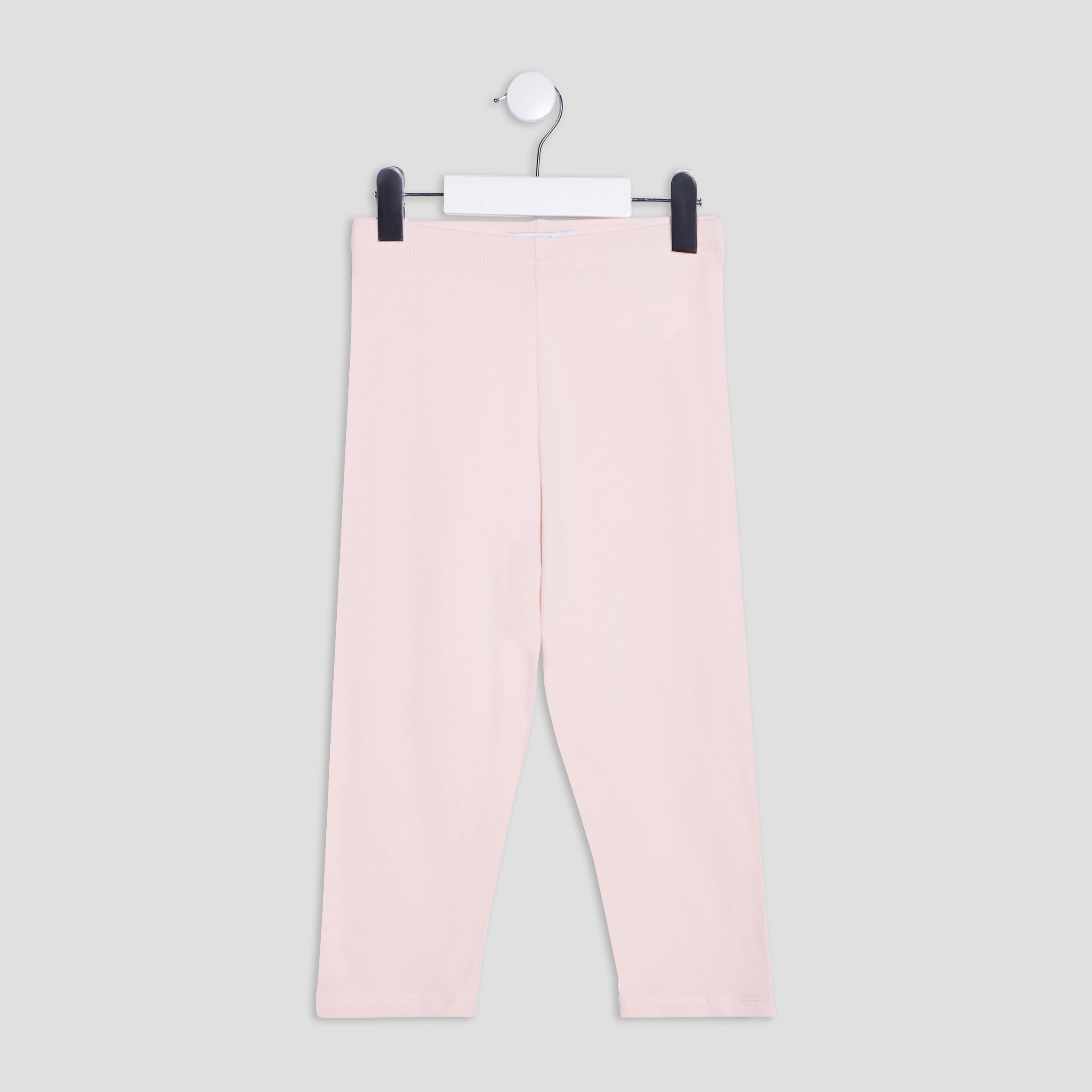 Legging corsaire taille &eacute;lastiqu&eacute;e rose clair fille