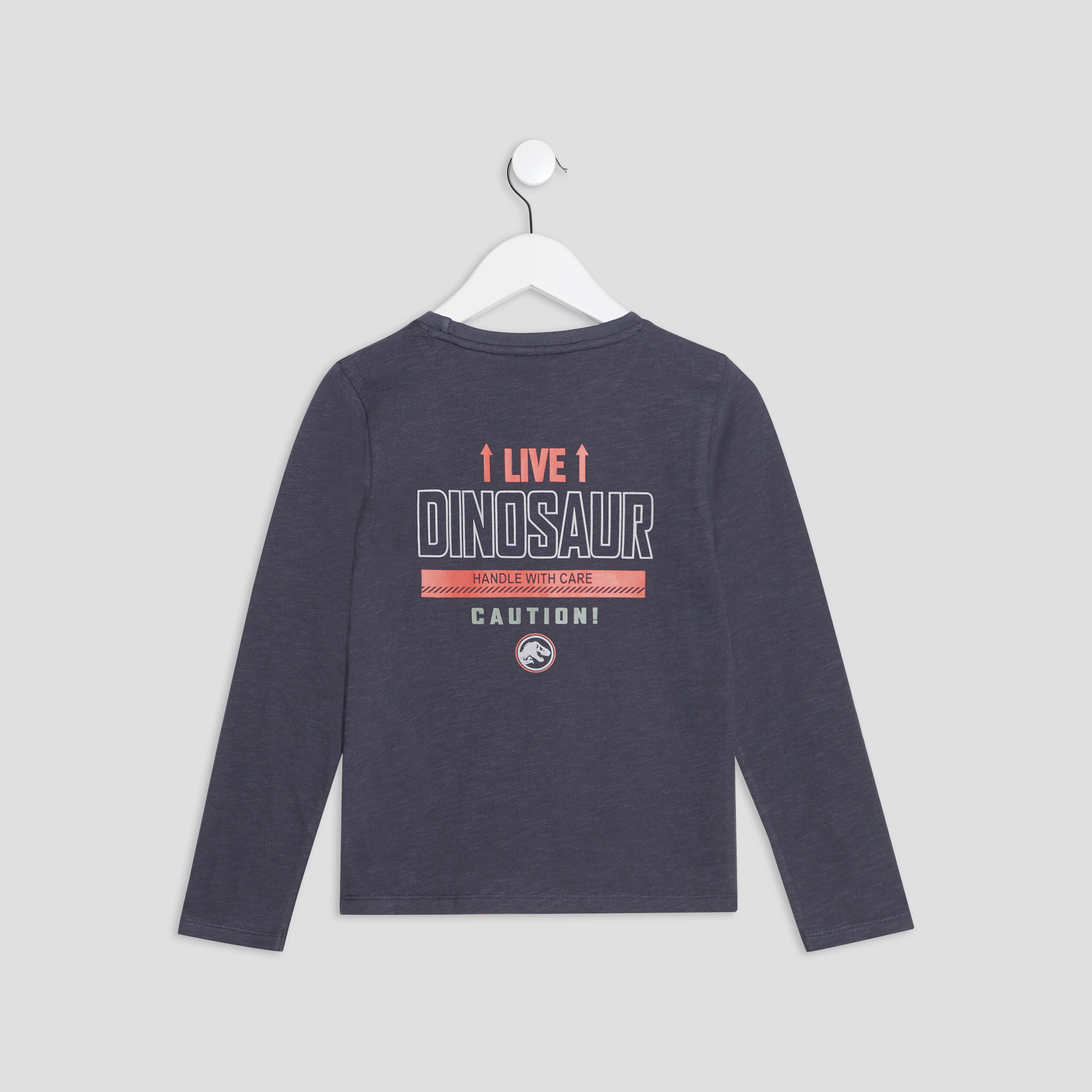 t shirt jurassic world gris garcon T-shirt Jurassic World gris garçon