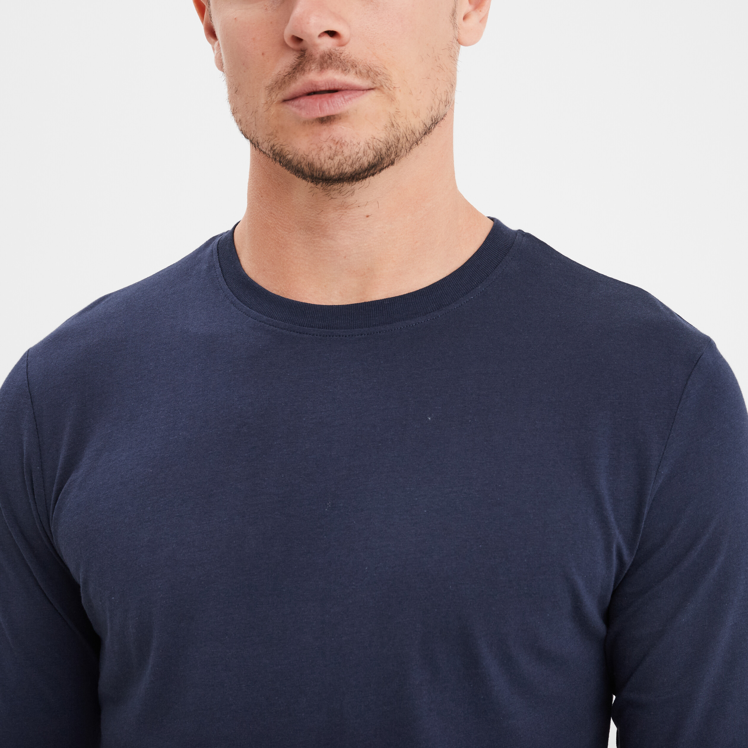 Tee-Shirt Manches Longues Homme à personnaliser Taille XS Couleur Bleu foncé