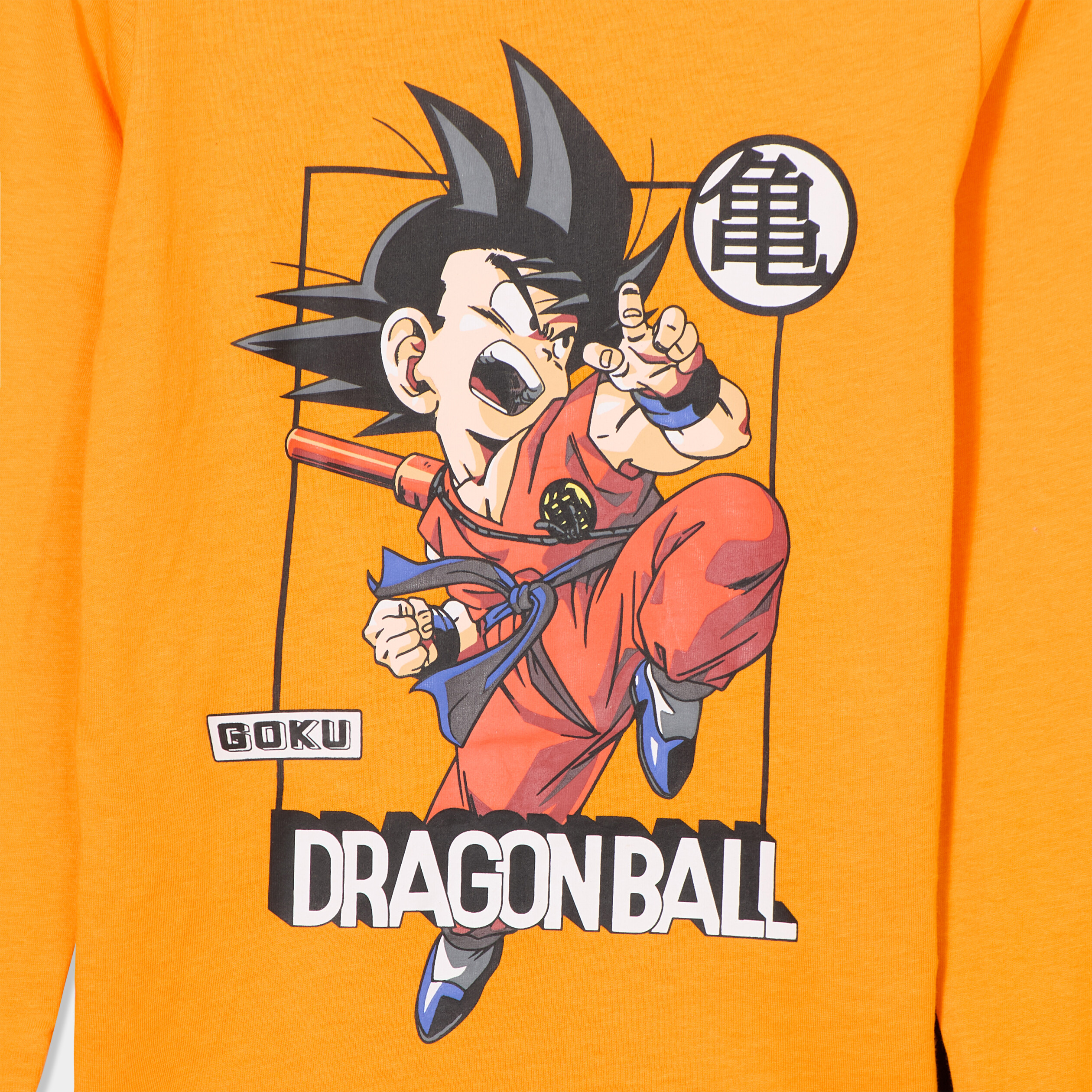 Ensemble pyjama pantalon Dragon Ball orange corail garçon