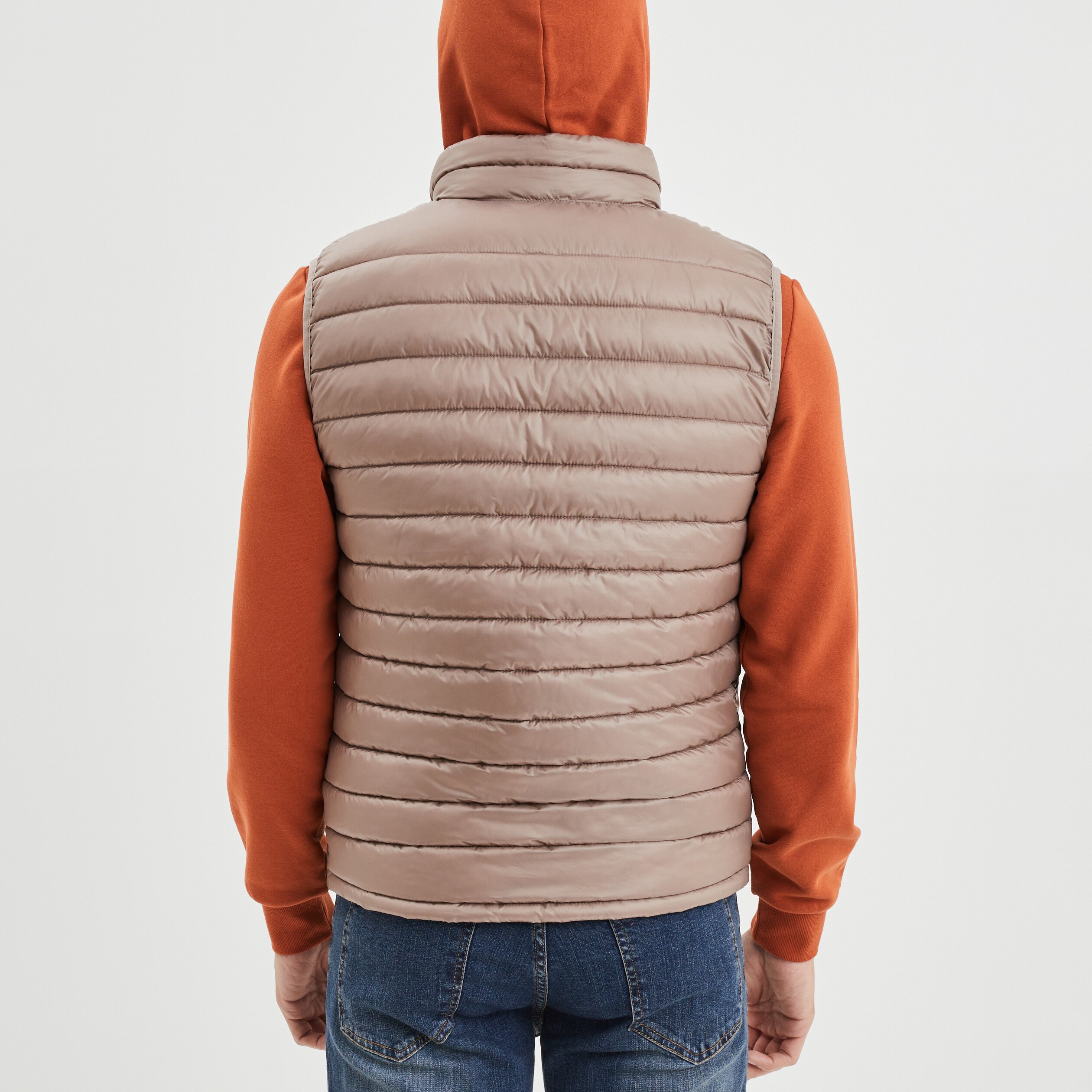 doudoune legere deperlante sans manches taupe homme Doudoune légère déperlante sans manches taupe homme